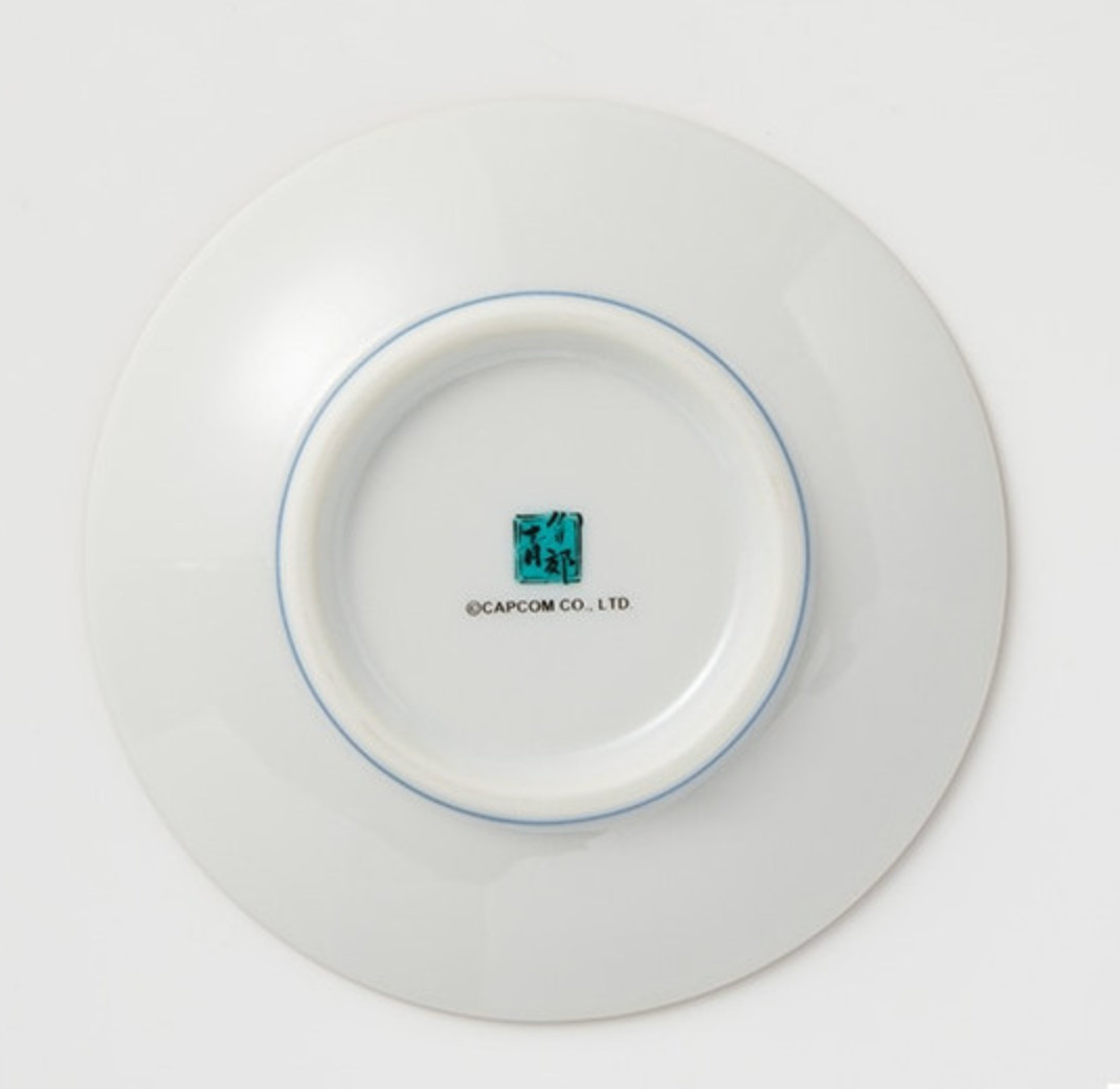 Phoenix Wright Kutani x Ace Attorney Mamezara Plate 4″ in Official Capcom New