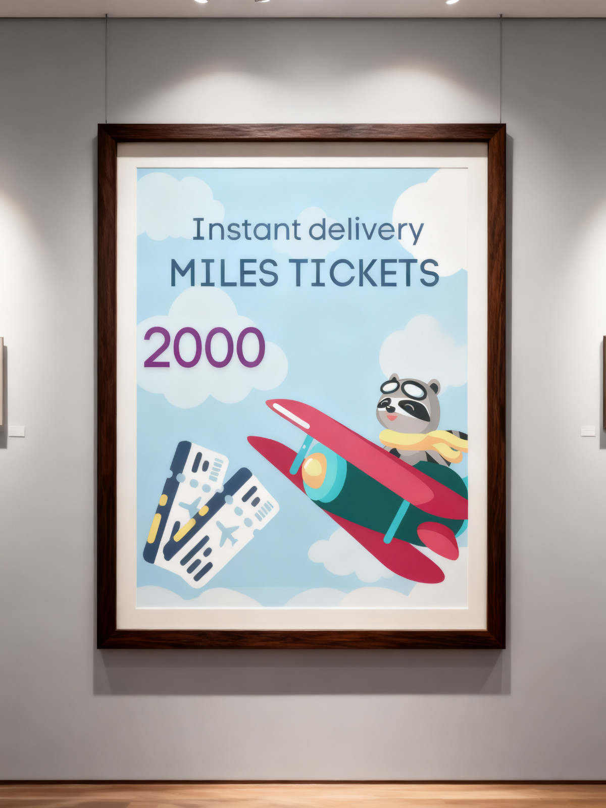 2000 Travel miles Fast delivery + free calendar