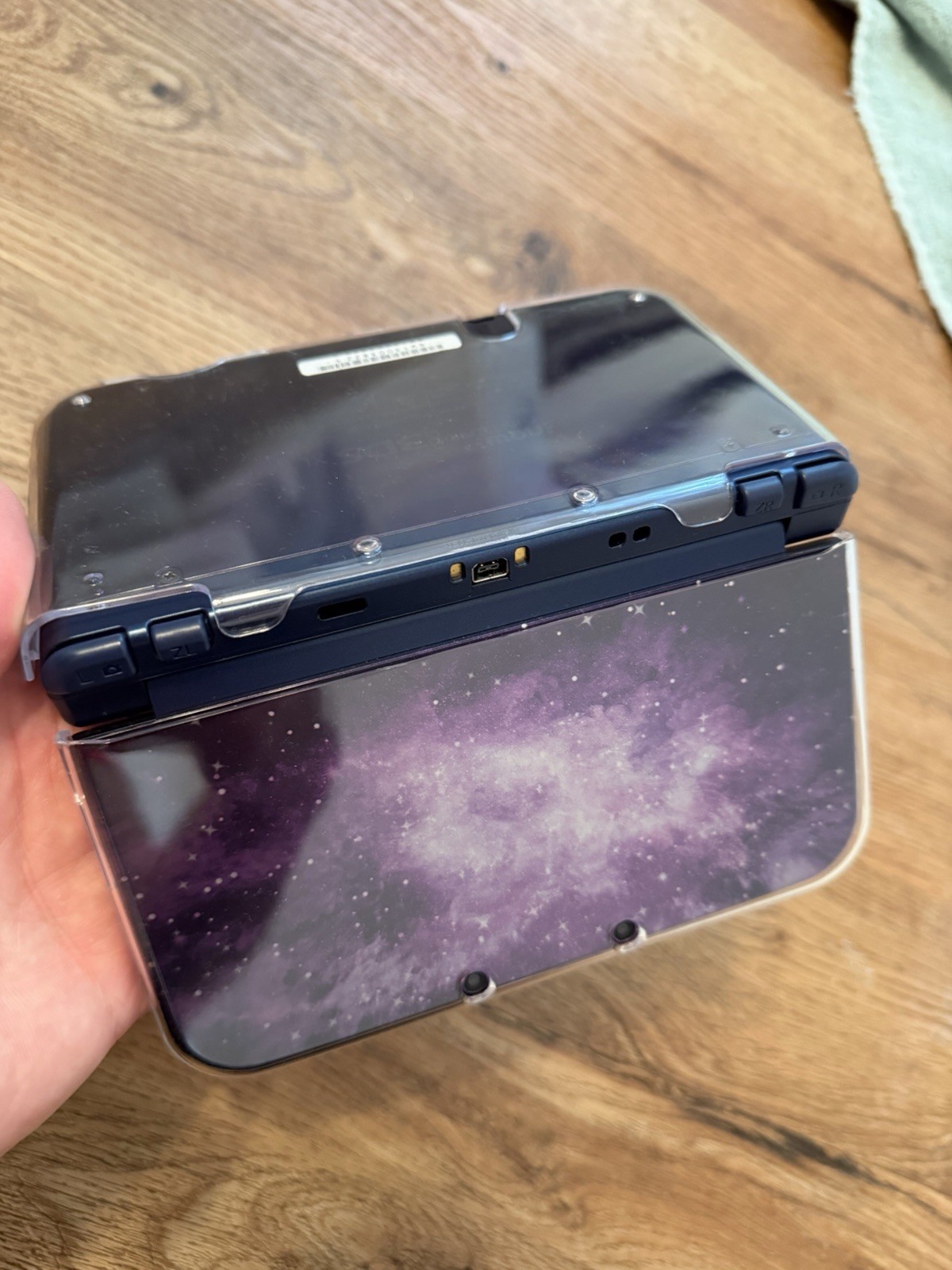 Nintendo New 3DS XL Galaxy Edition Handheld Console System – Purple w/charger