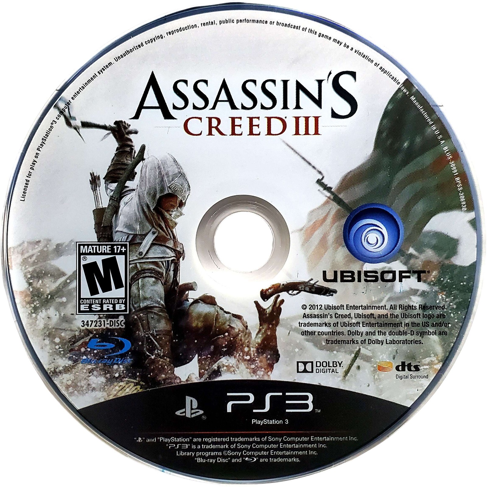 Assassin’s Creed III Walmart Edition – Sony Playstation 3 PS3 Tested