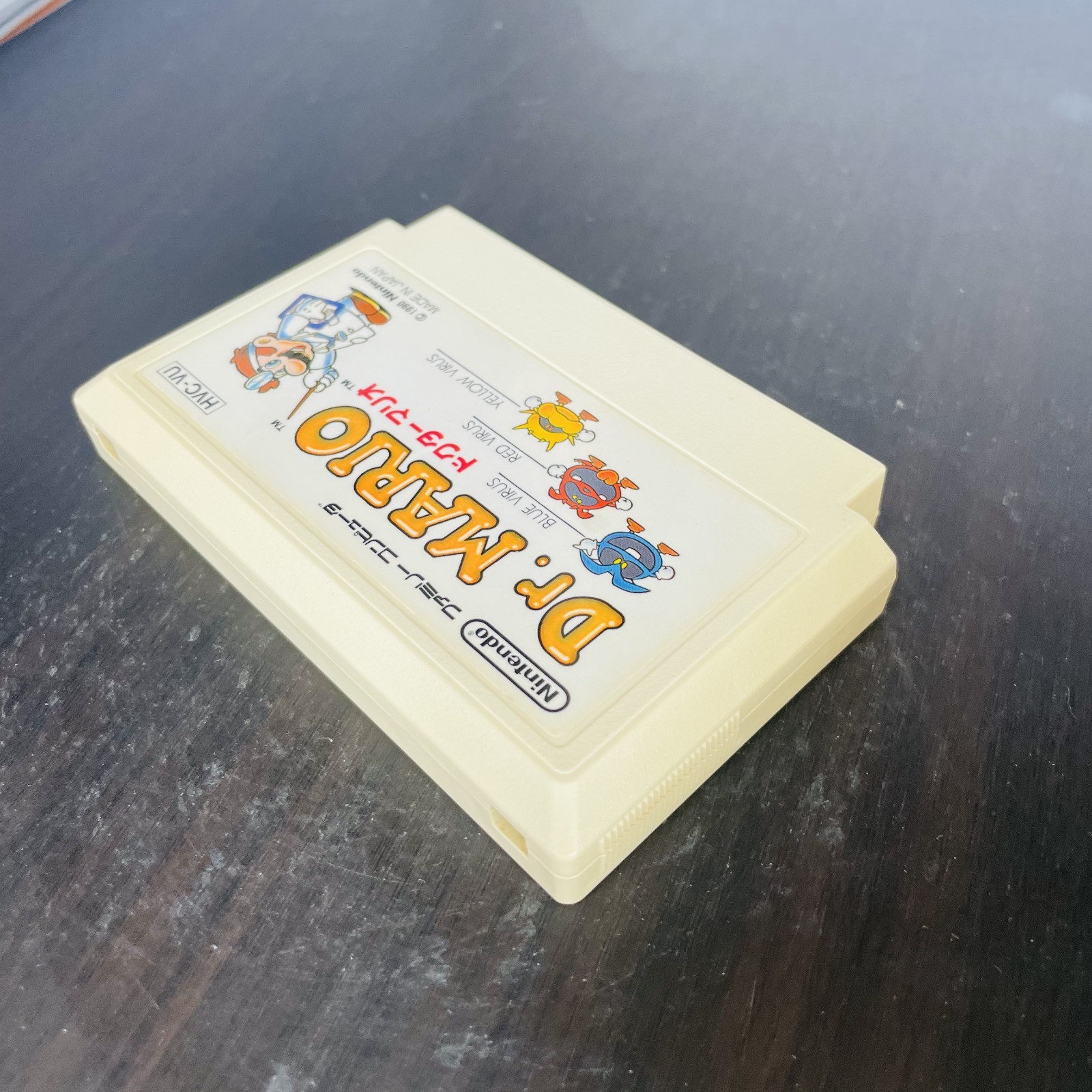 Dr. Mario Nintendo Famicom 1990 Japanese Version HVC-VU Puzzle Retro Games