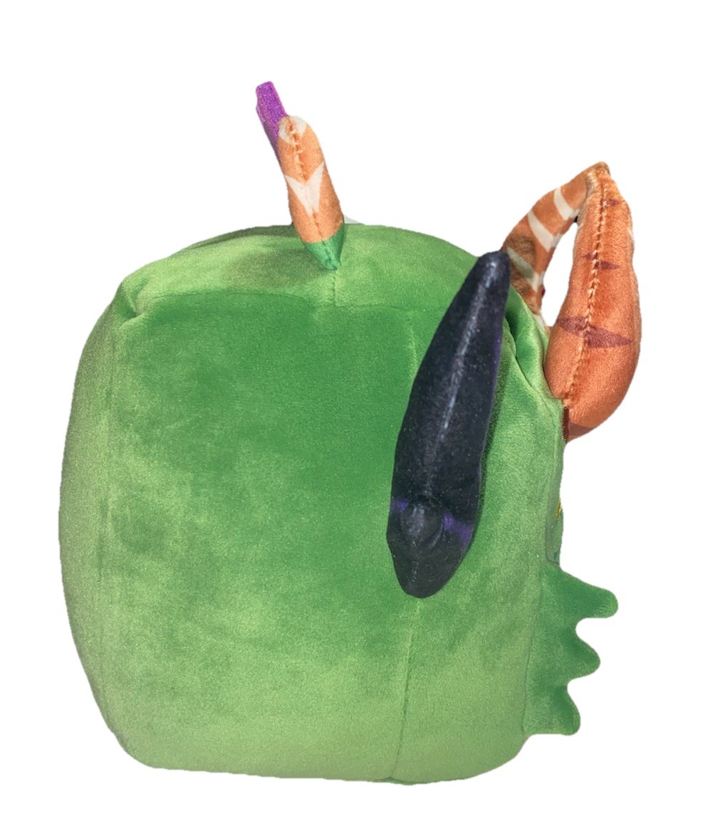 Roblox Blox Fruits Dragon Beast Toy Plush Stuffed 8″ Square Green Gamer Kawaii