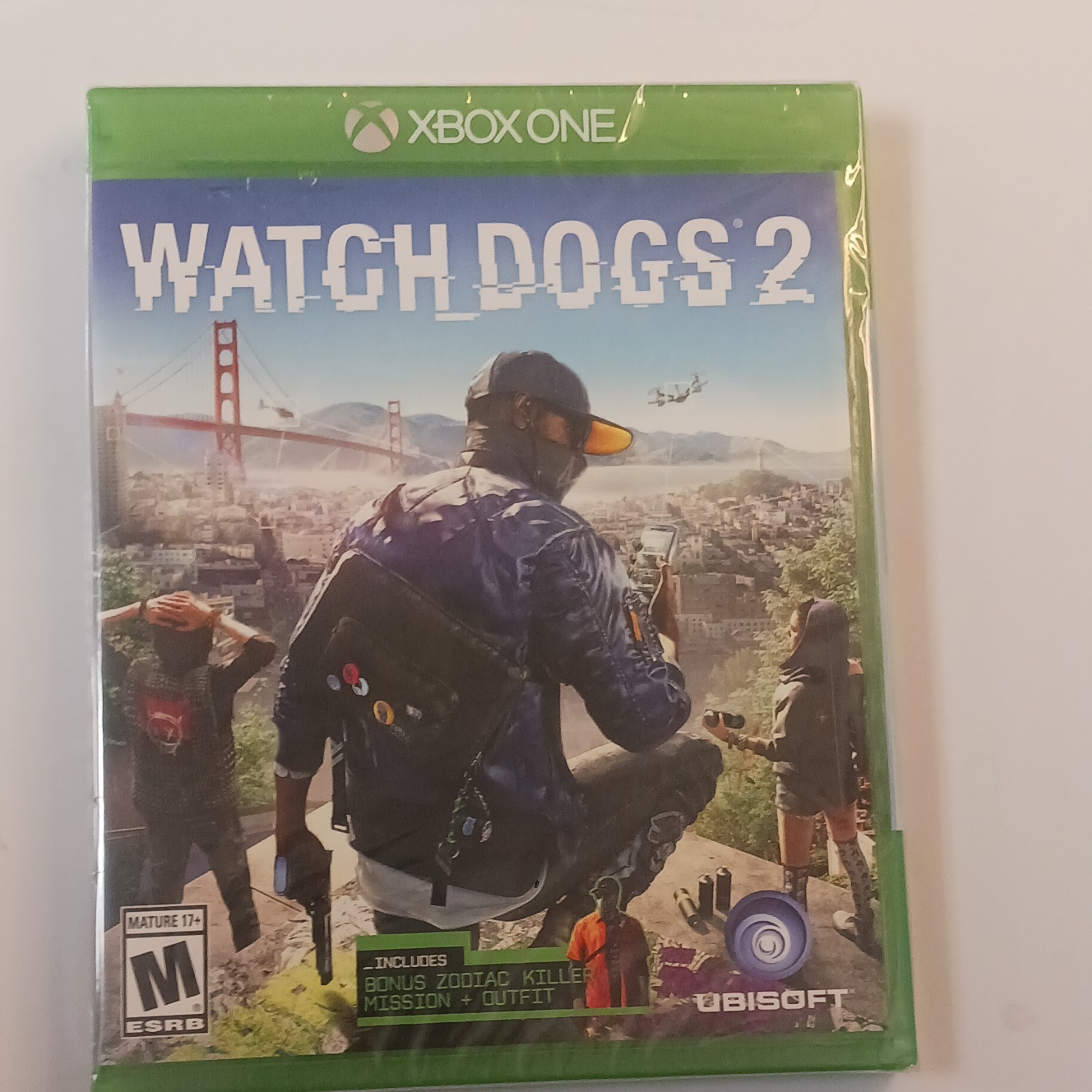Watch Dogs 2 Xbox One Multiplayer Bonus Zodiac Killer Mission + Outfit UNOPENED