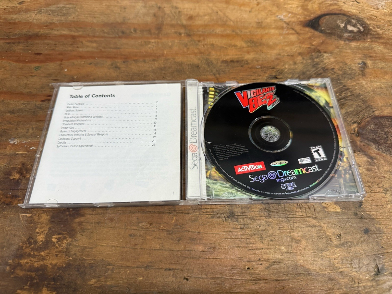Vigilante 8 – 2nd Offense Sega Dreamcast Game Complete CIB