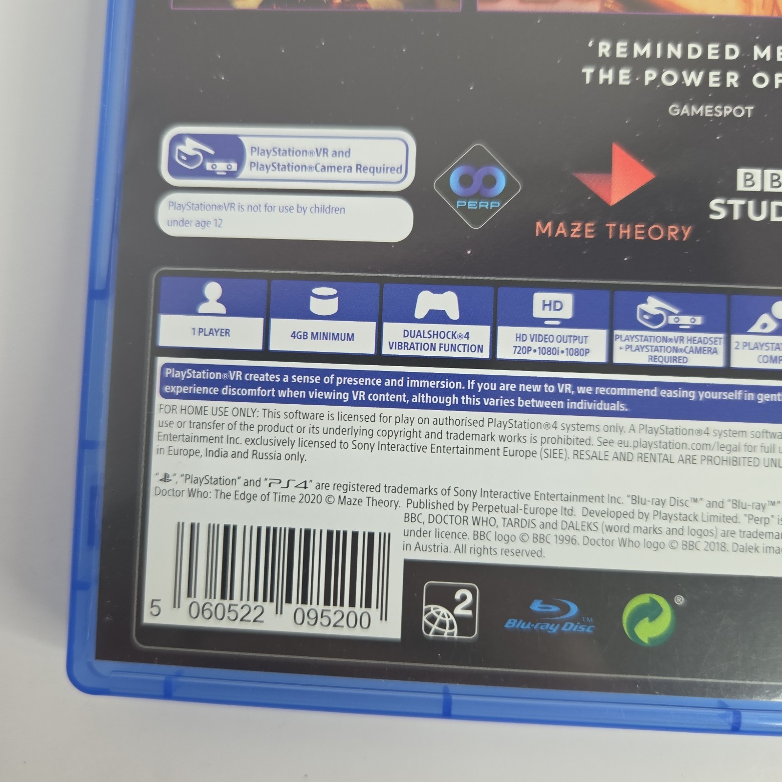 Doctor Who: The Edge of Time – PS4 VR – Sony PlayStation 4