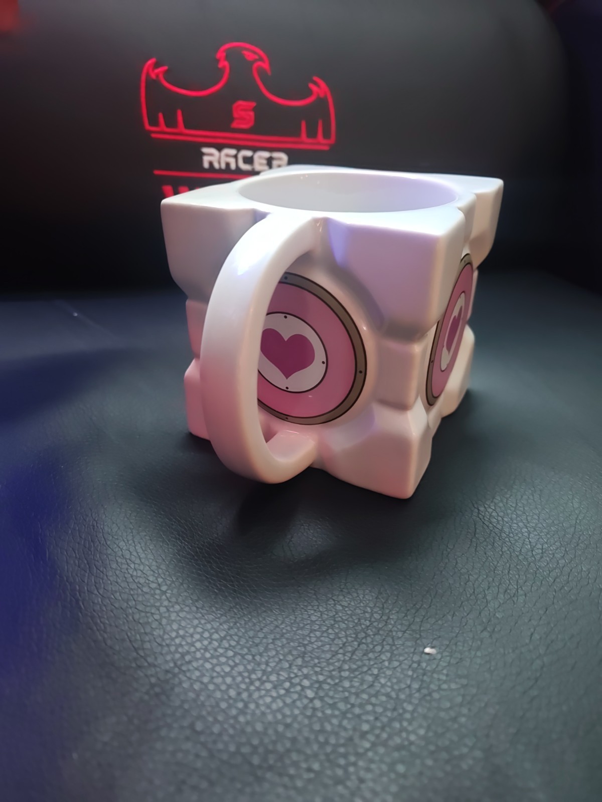 Portal 2 Companion Cube Mug Officially Licensed Valve Jinx 2014 Collectible