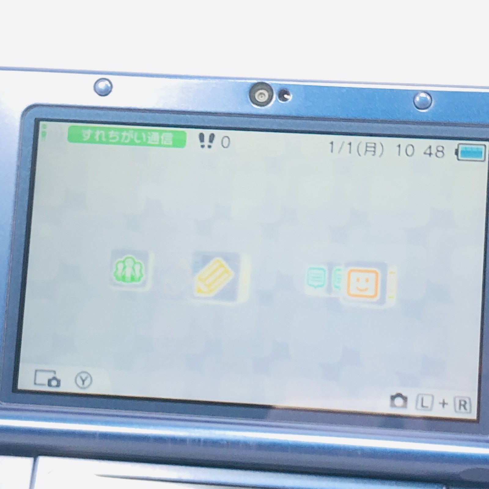 [EX+5] New Nintendo 3DS LL XL Metallic Blue console Japan Tested NTSC-J 06-109