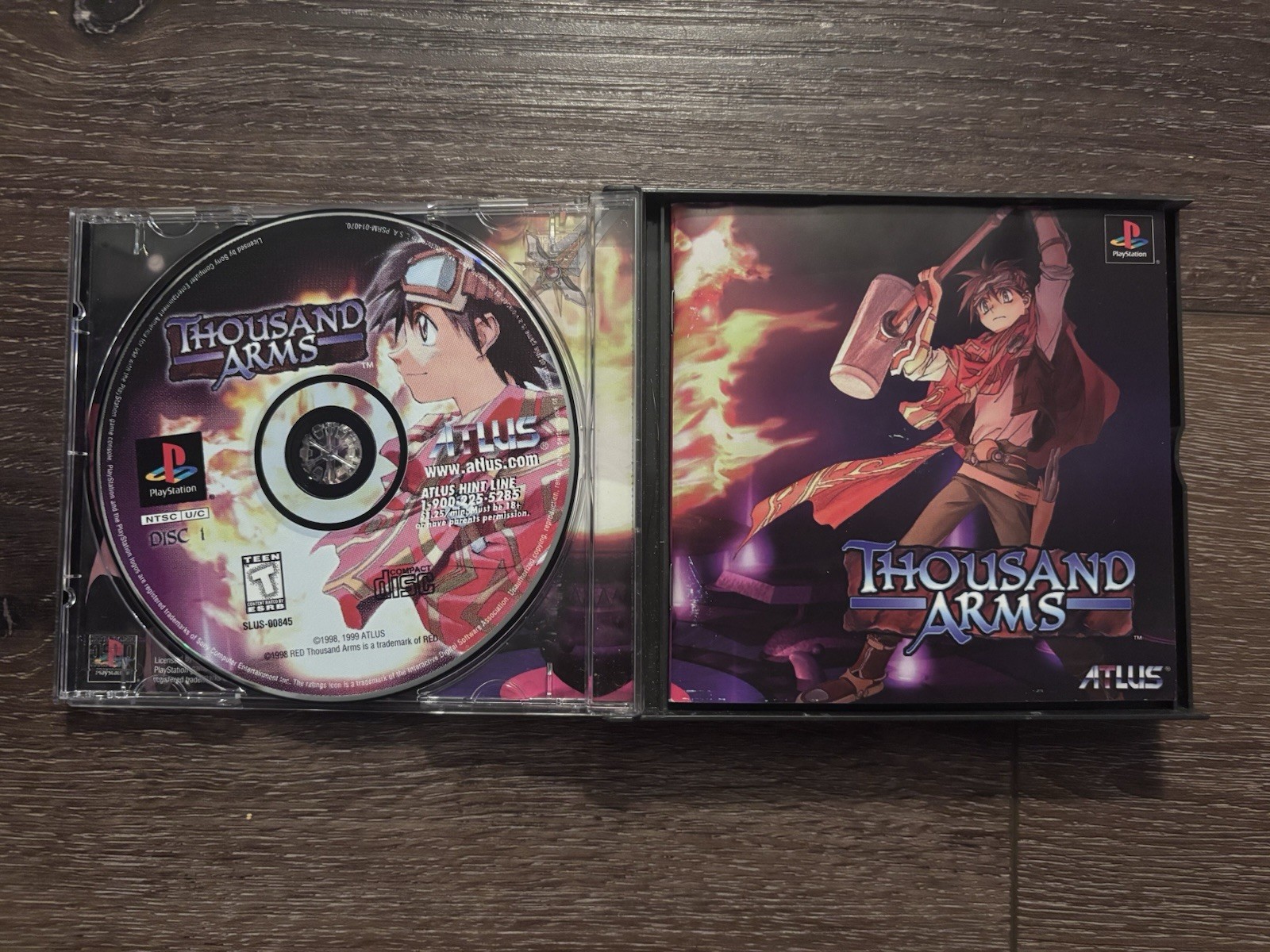 Black Label Thousand Arms PS1 CIB w/ Card and 3/4 Stickers