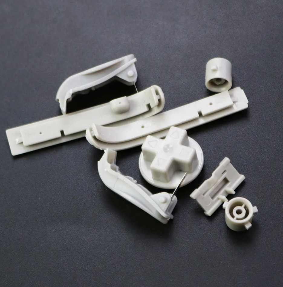 Game Boy Advance GBA BUTTONS SET Shoulder R L A B D-Pad – Pick CLEAR Color!