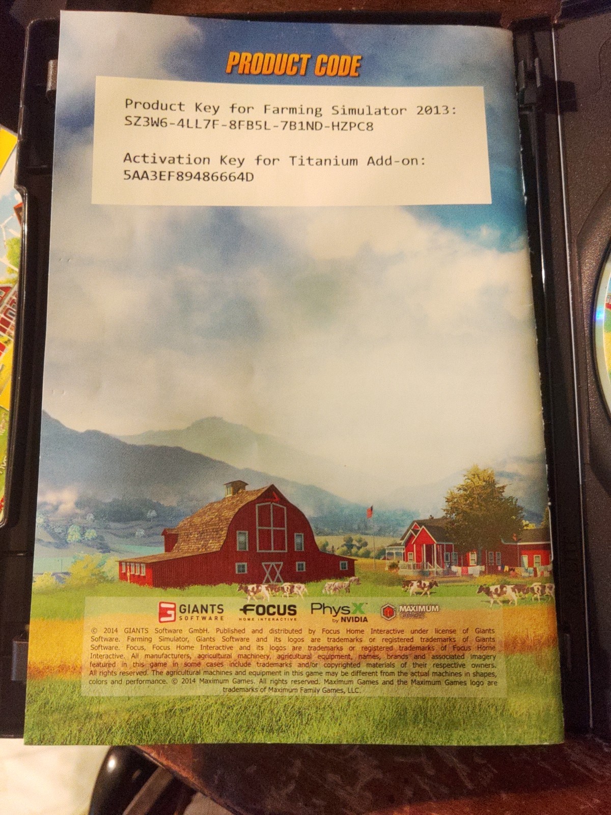 PC Farming Simulator Titanium Edition Complete with Manual