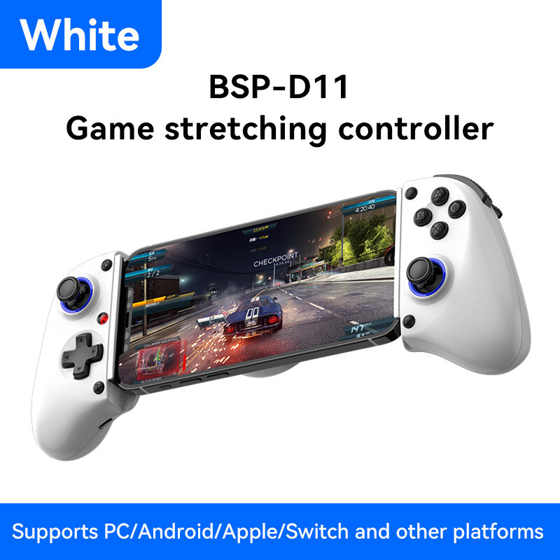 Cordless Telescopic Game Controller for Switch/iOS/Android/PC/Tablet