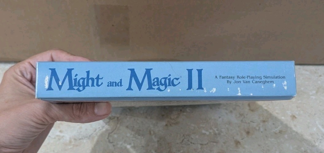 Might and Magic II 2 New World IBM PC Big Box Game 5.25″ – CIB