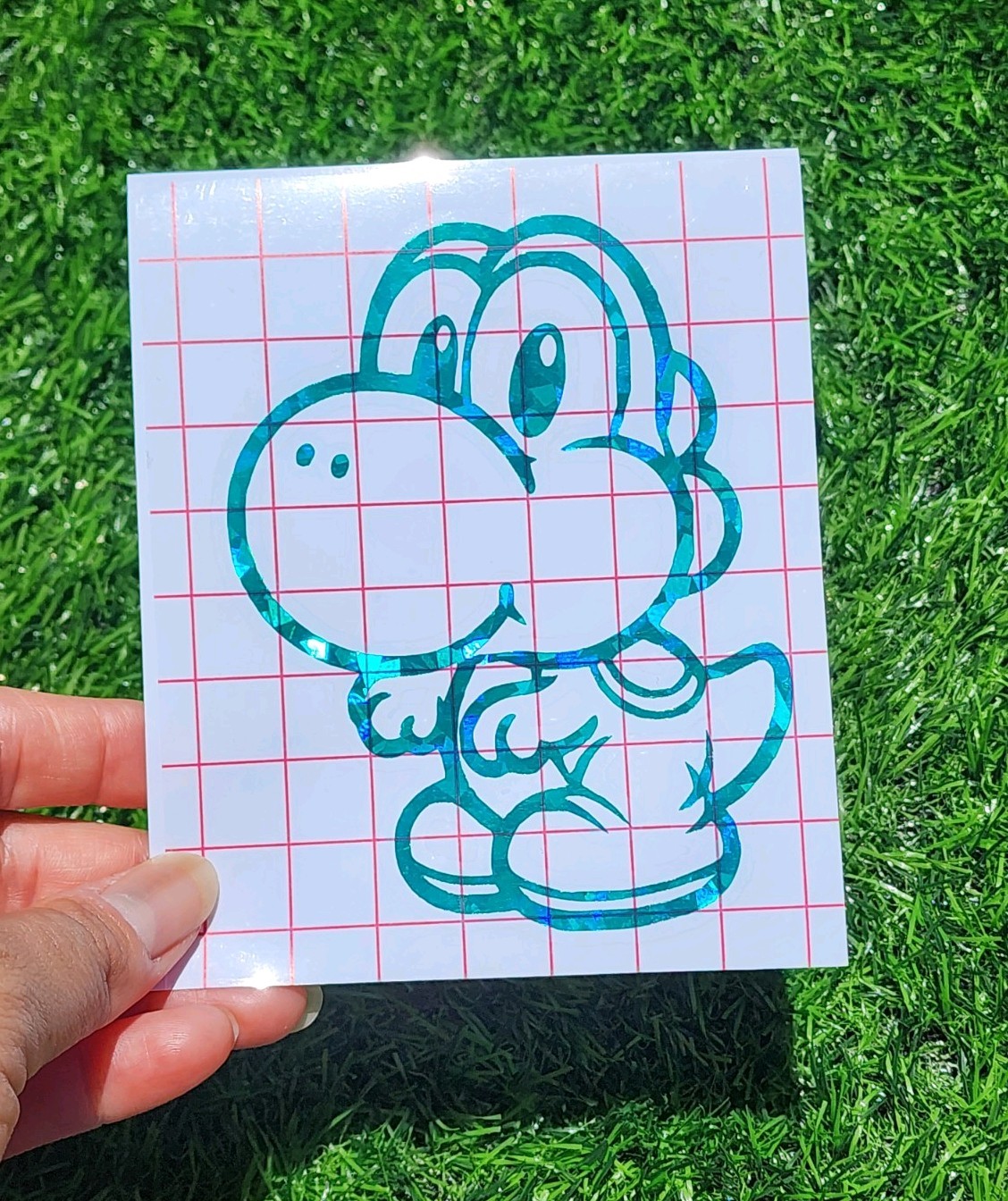 Yoshi Egg Combo Vinyl Decal Sticker, 5 inches Car/Truck Nintendo Super Mario