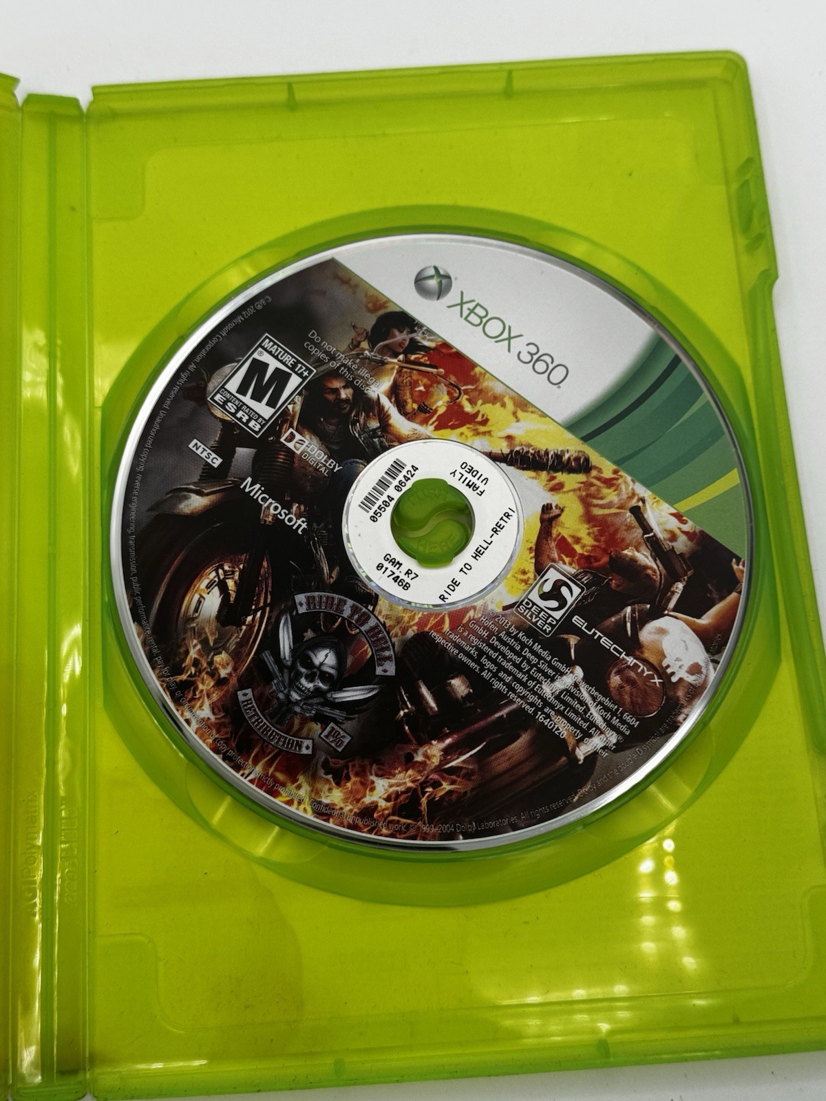 Ride to Hell: Retribution (Microsoft Xbox 360, 2013) Tested & Working complete