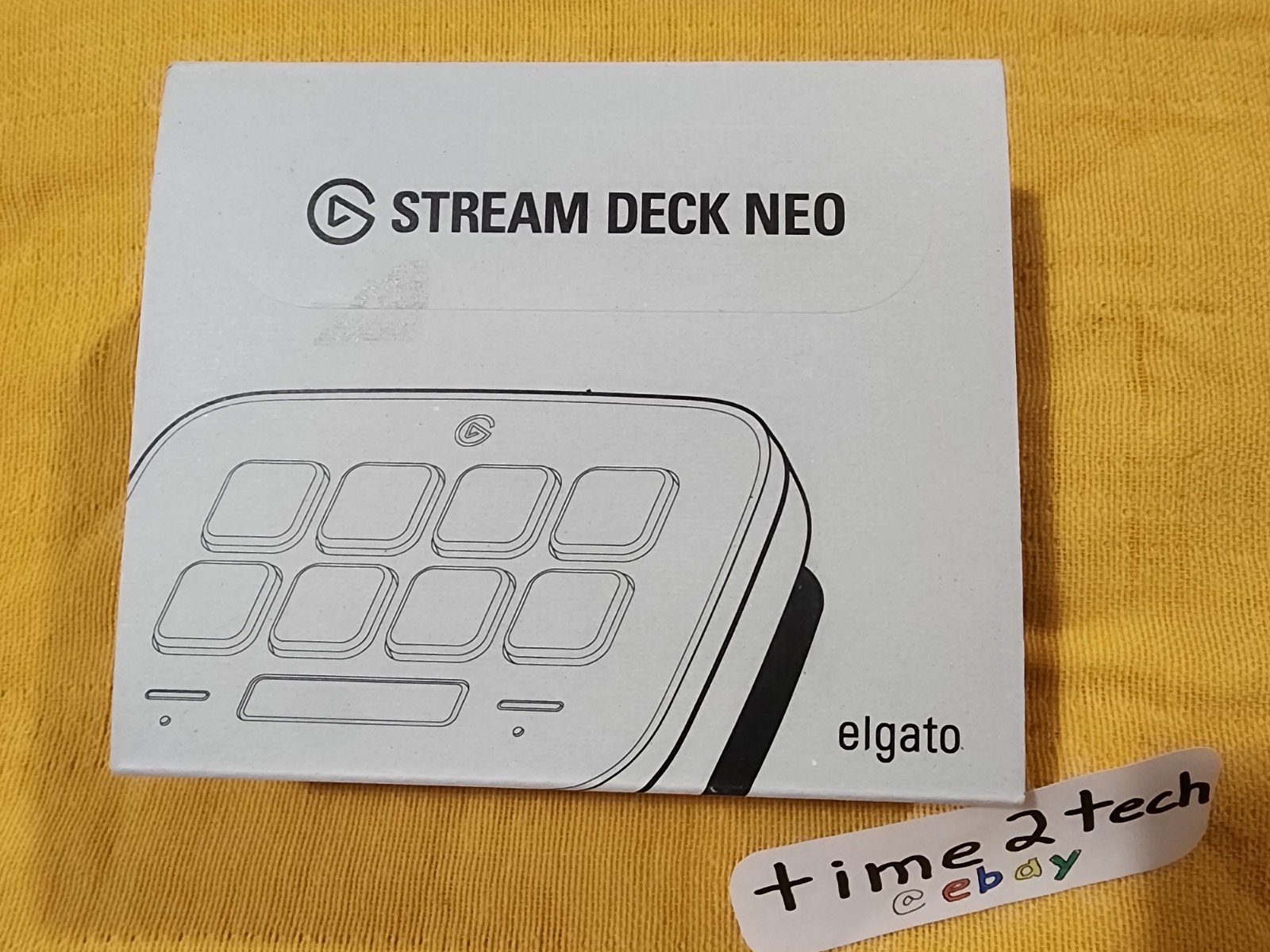 Elgato Stream Deck Neo 8 programmable Keys LCD Infobar USB-C Brand New White