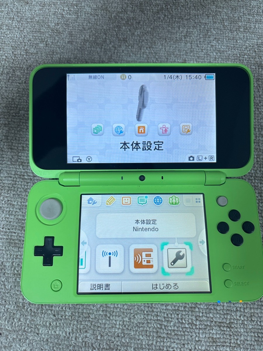 New Nintendo 2DS XL LL Minecraft Creeper Edition Console region Japanese B955