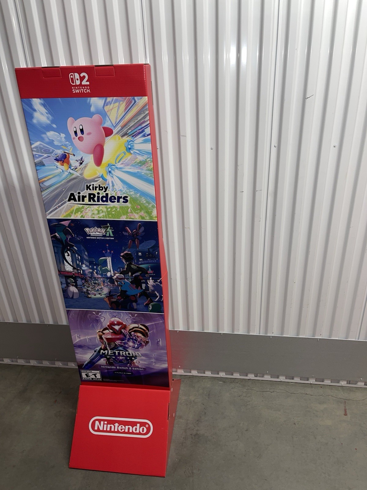 Metroid Prime 4/Kirby Air Riders/Pokémon Legends 5FT Display -Walmart- 2025 #1