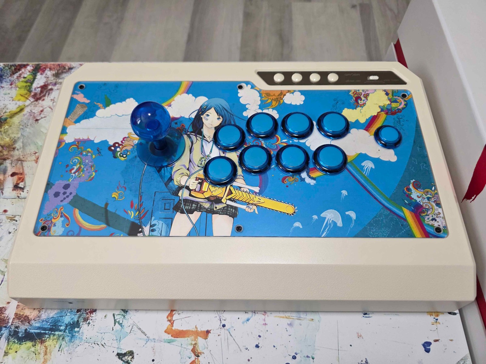 Custom Modded Qanba 4 Q4 RAF 3-in-1 Arcade Fight Stick for PS3, Xbox 360, PC