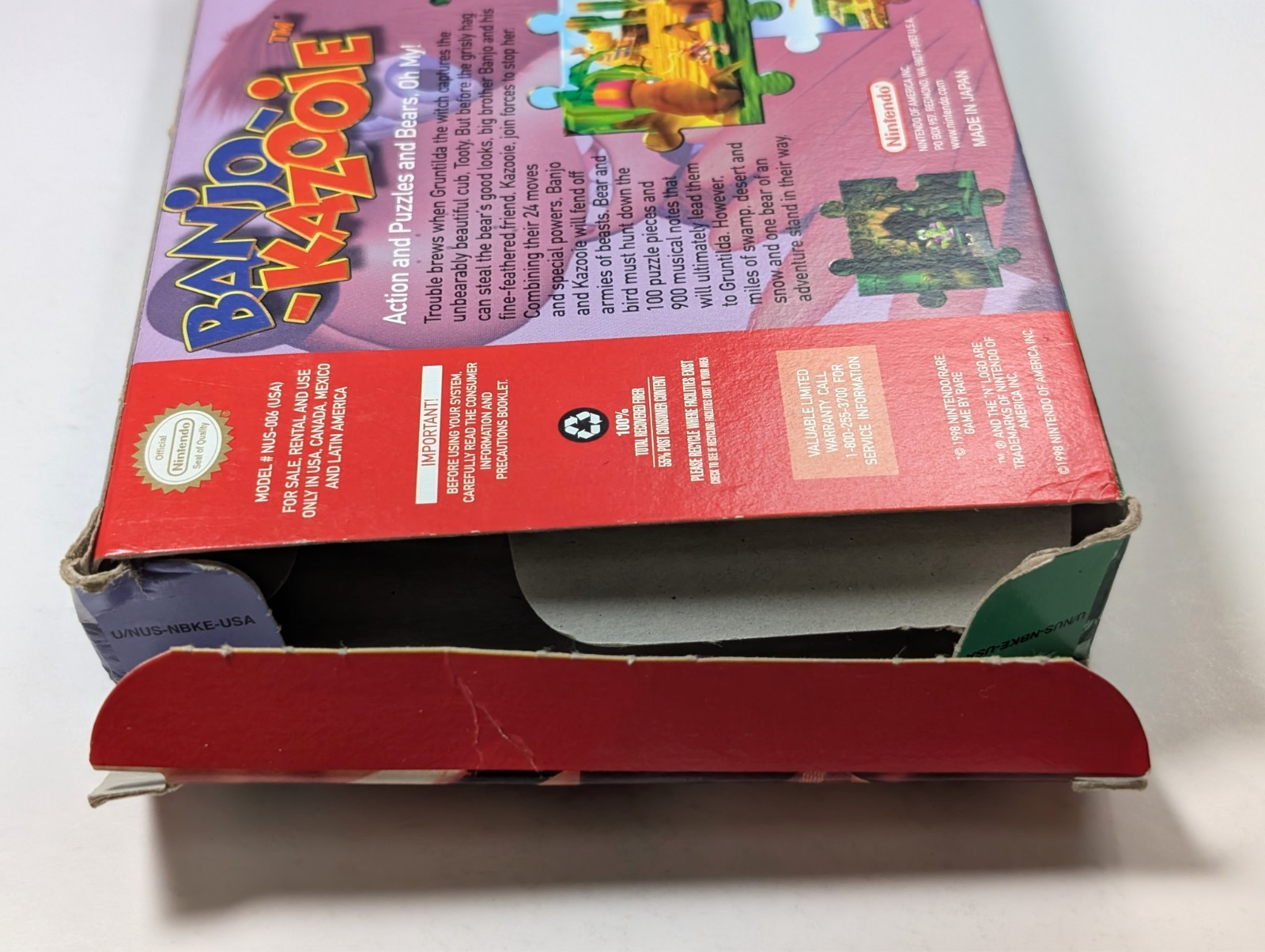 Banjo Kazooie Nintendo 64 N64 in box authentic