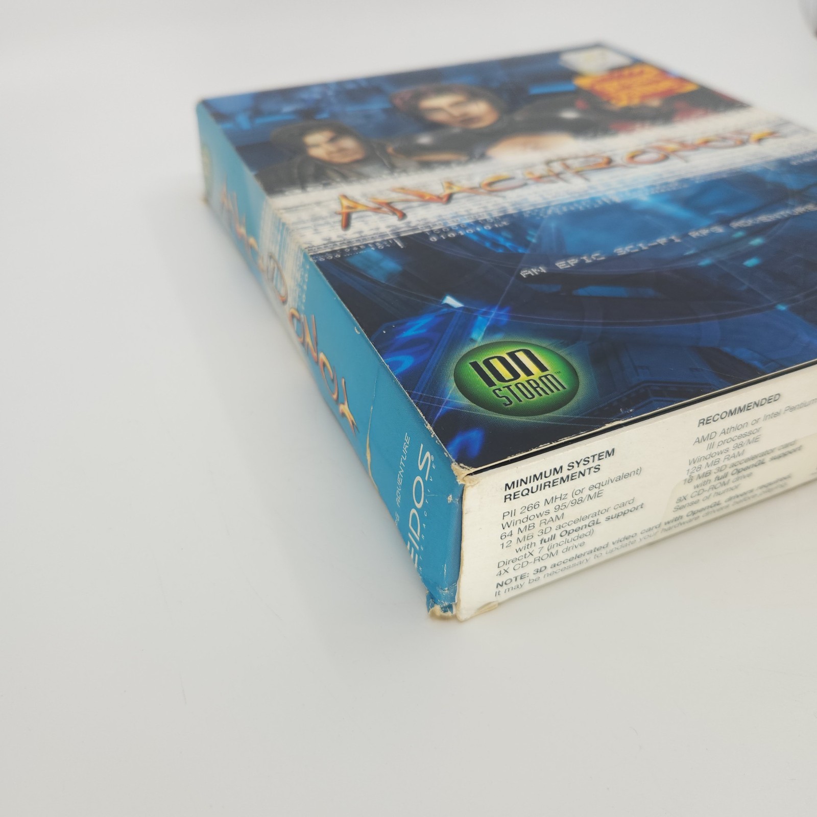 Anachronox – Big Box – PC Game – Complete CIB + Original Receipt – 2001 – EIDOS
