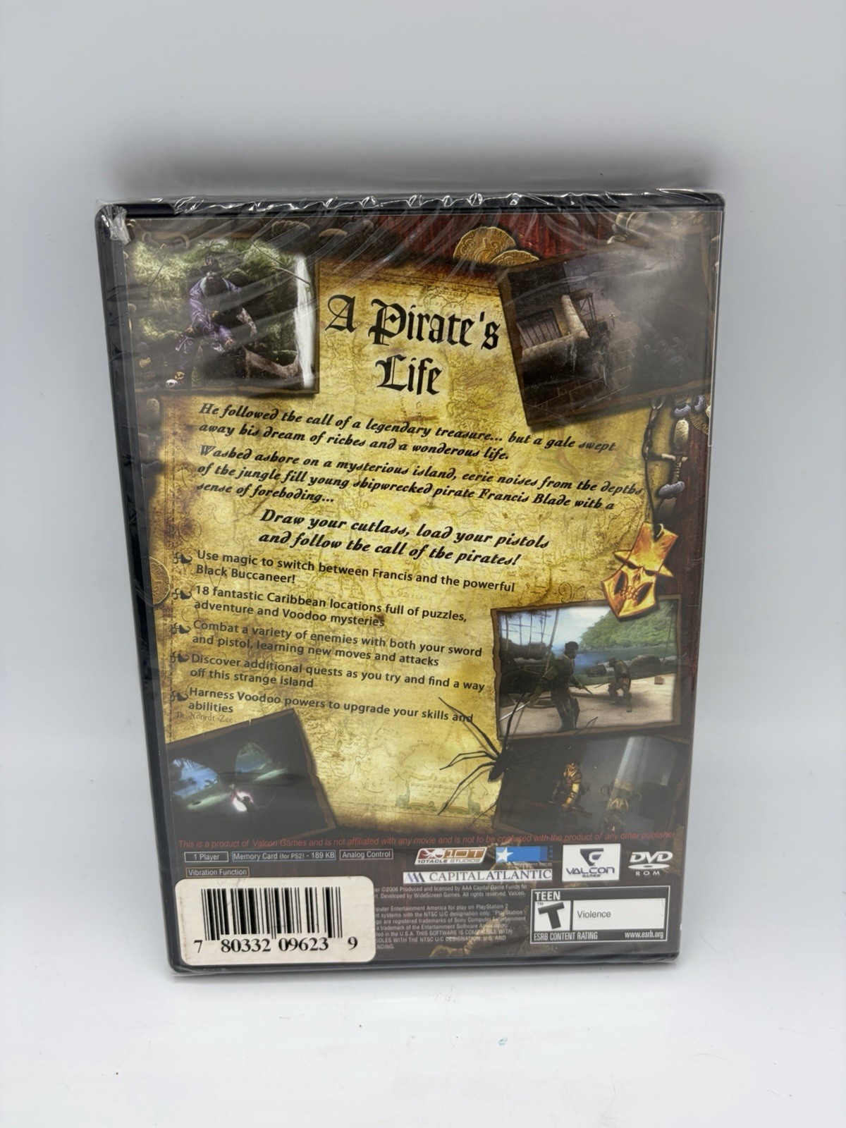 Pirates: Legend of the Black Buccaneer (Sony PlayStation 2, 2006)NEW SEALED