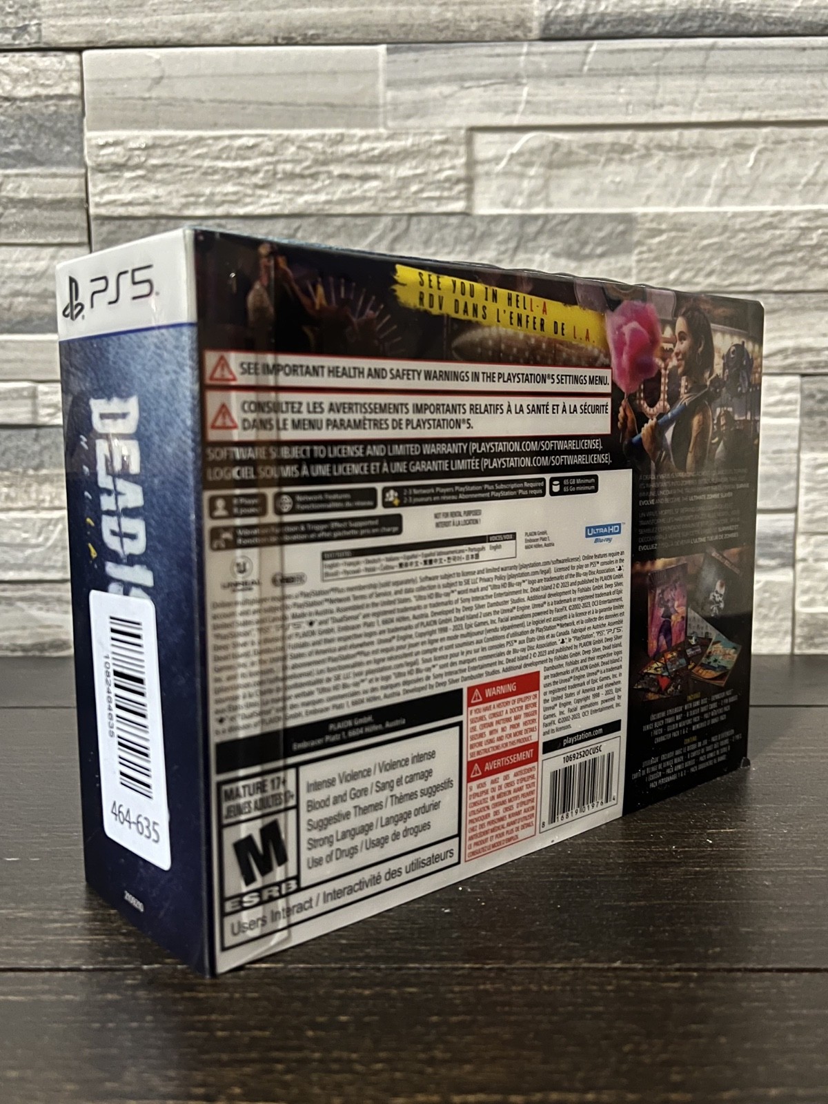 Dead Island 2 HELL-A Edition PS5 Open Box Complete Unopened Contents