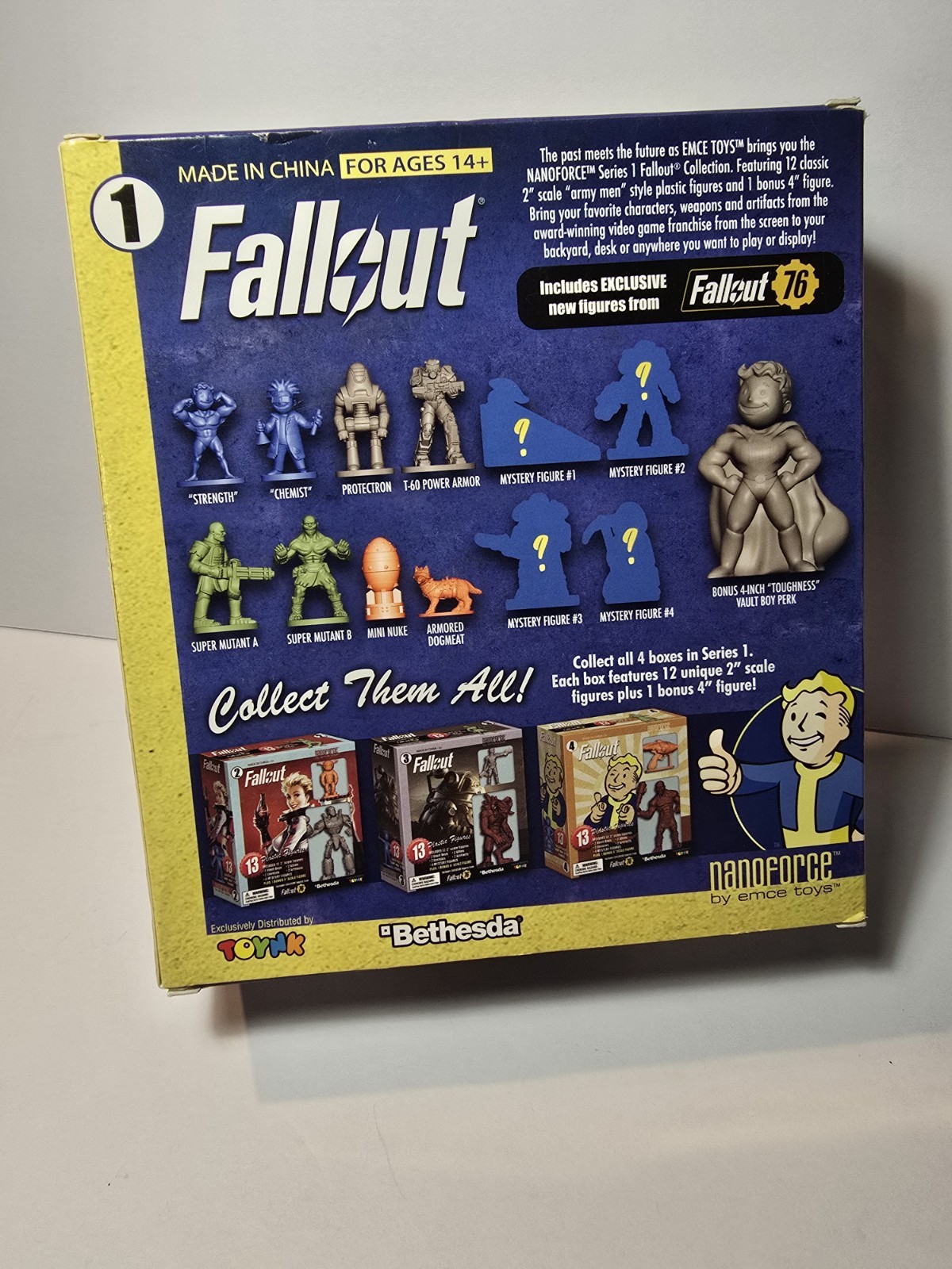 Fallout 76 #1 Nanoforce 13x Plastic Figures Bethesda Toynk