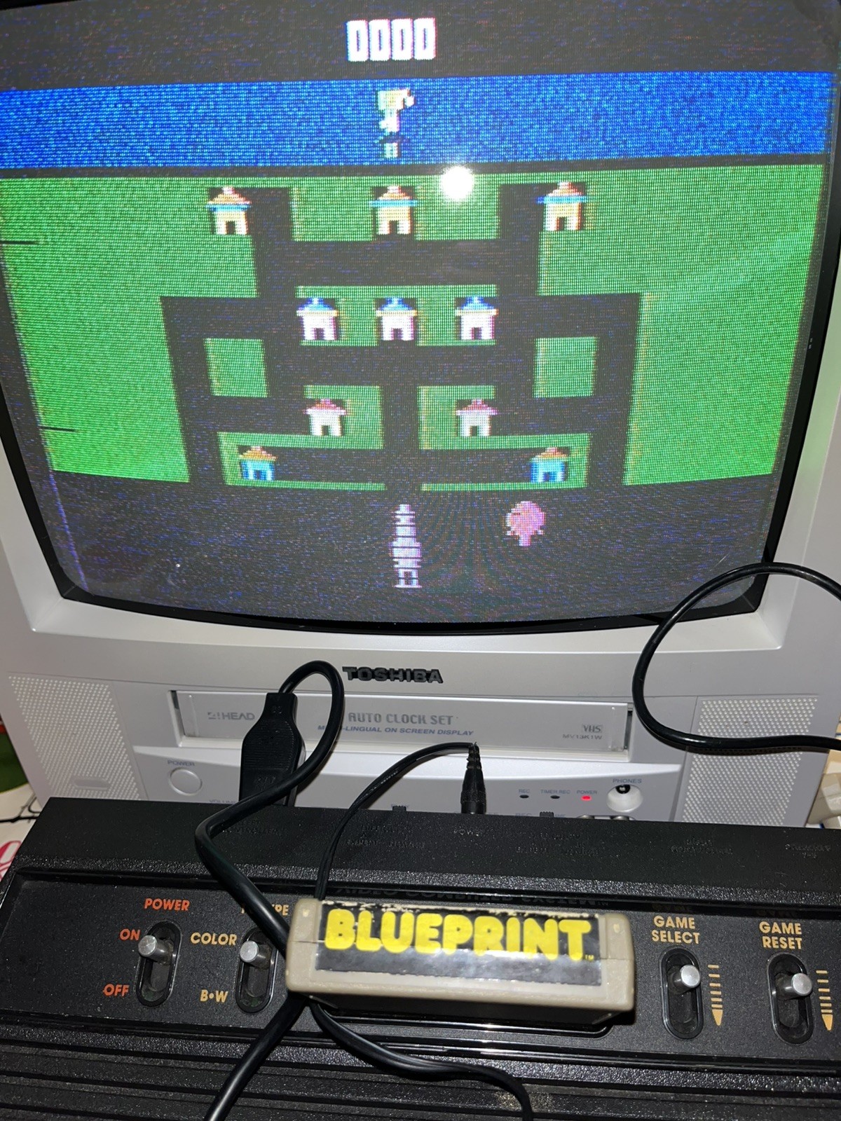 Blueprint Atari 2600 CBS Electronic Game Cartridge Tested Working