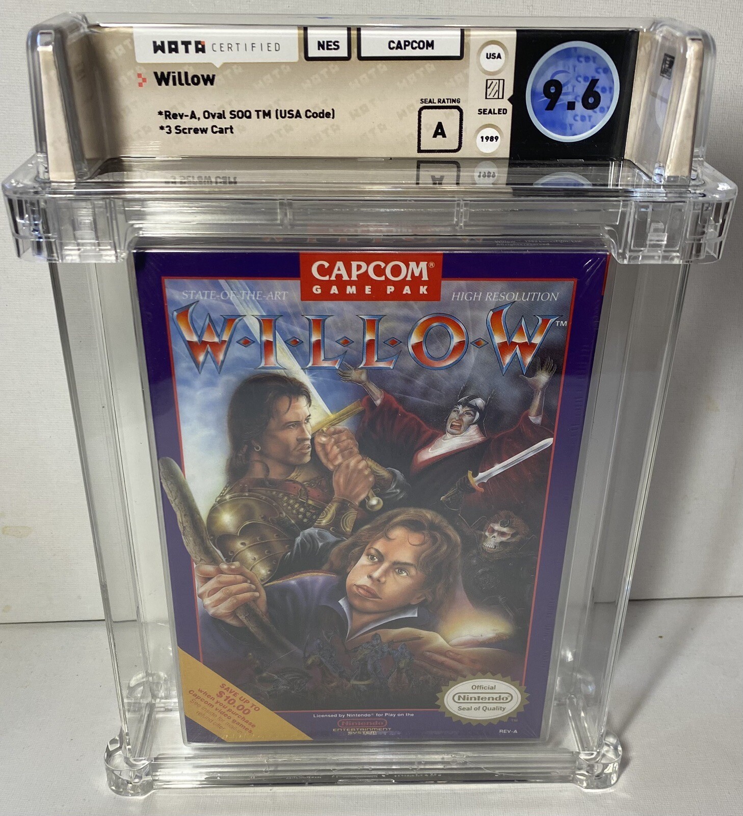 Willow (Nintendo Entertainment System, 1989) NES WATA 9.6A SEALED