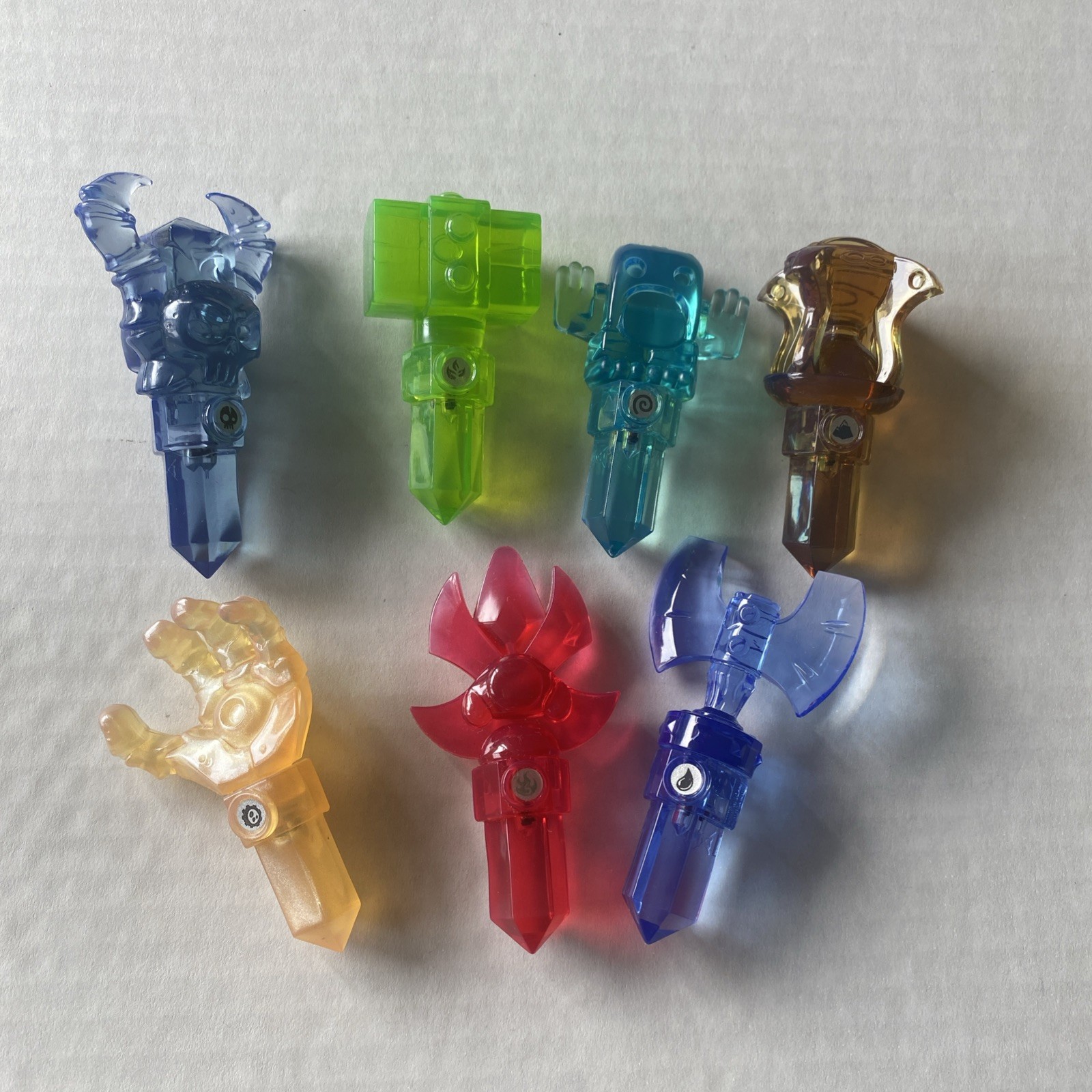 Skylanders: Trap Team crystals lot Of 7 EXCELLENT CONDITION-TESTED