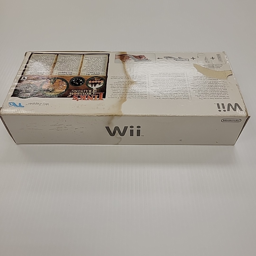 Nintendo Wii Zapper Gun with Link’s Crossbow Training Game *Water Damaged Box*