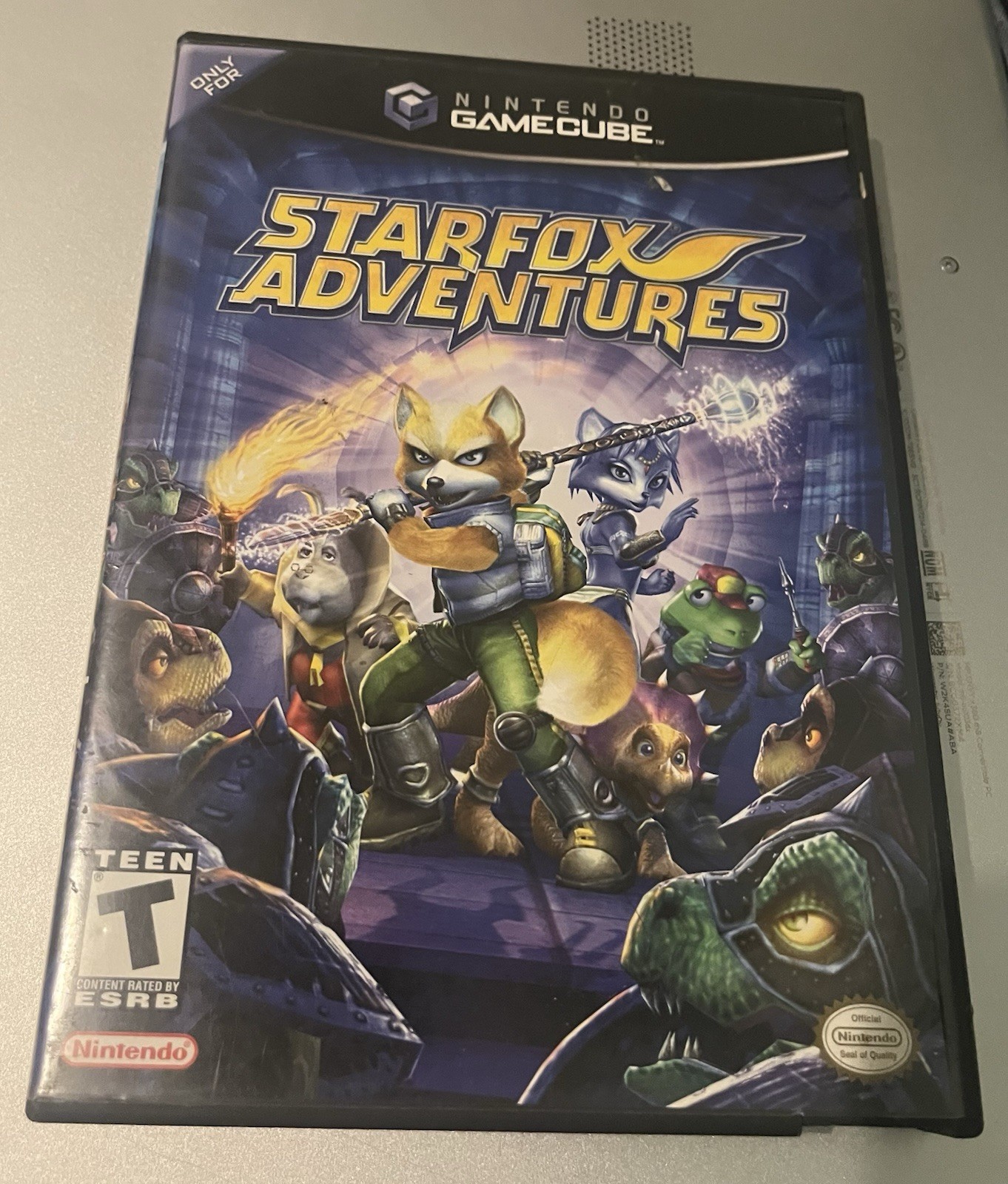 Nintendo Gamecube Starfox Adventures Case ONLY. Authentic