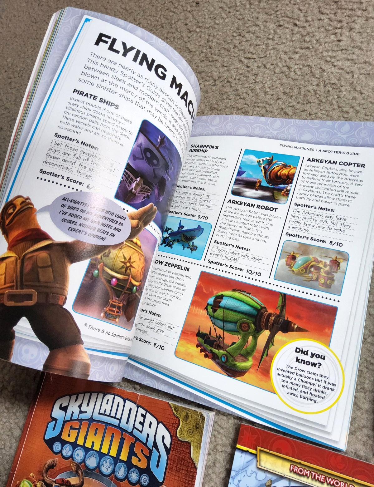 Lot of 5 Skylanders Universe Guide Handbook Comic Assorted Book Lot