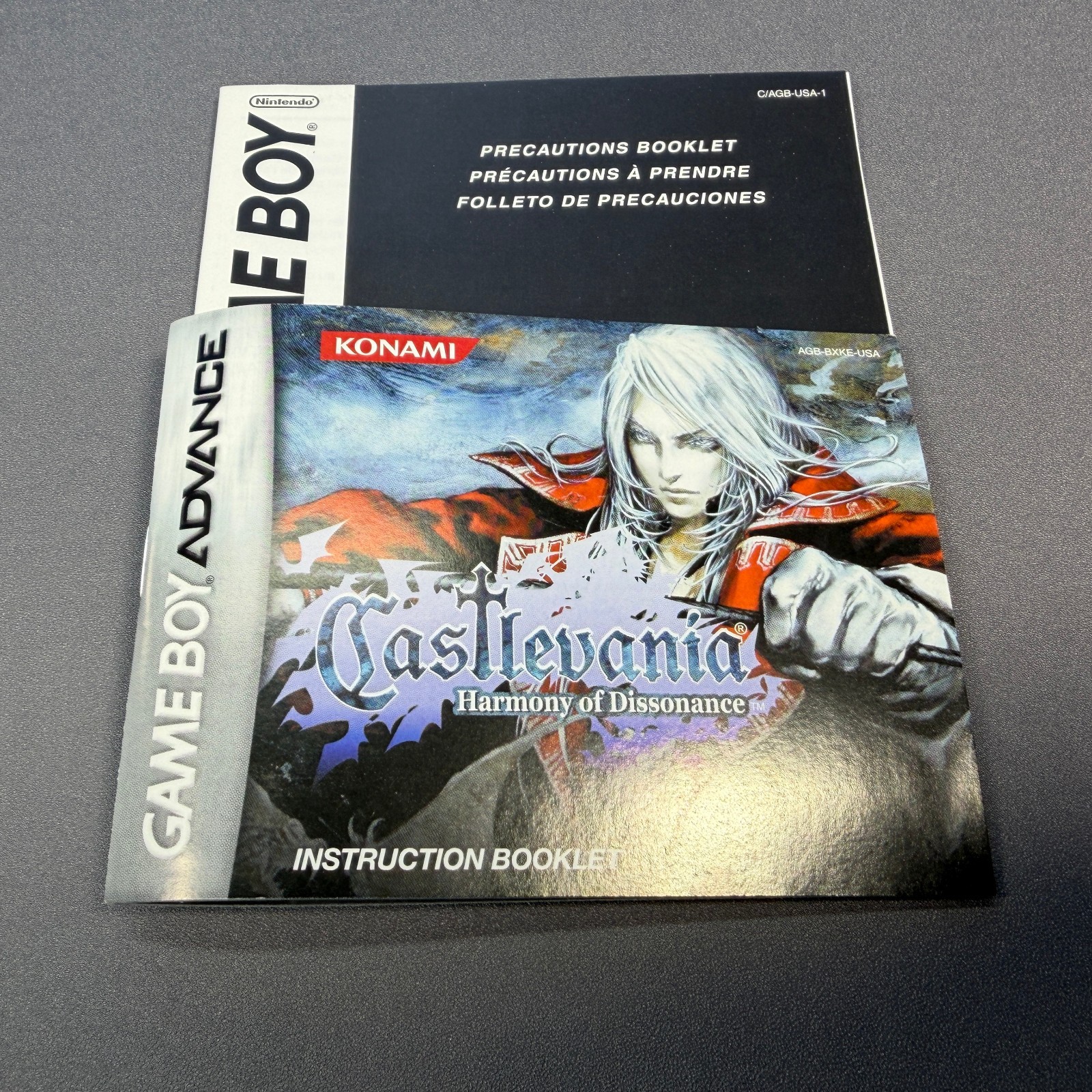 NINTENDO GBA GAMEBOY ADVANCE CASTLEVANIA DOUBLE PACK GAME COMPLETE IN BOX CIB