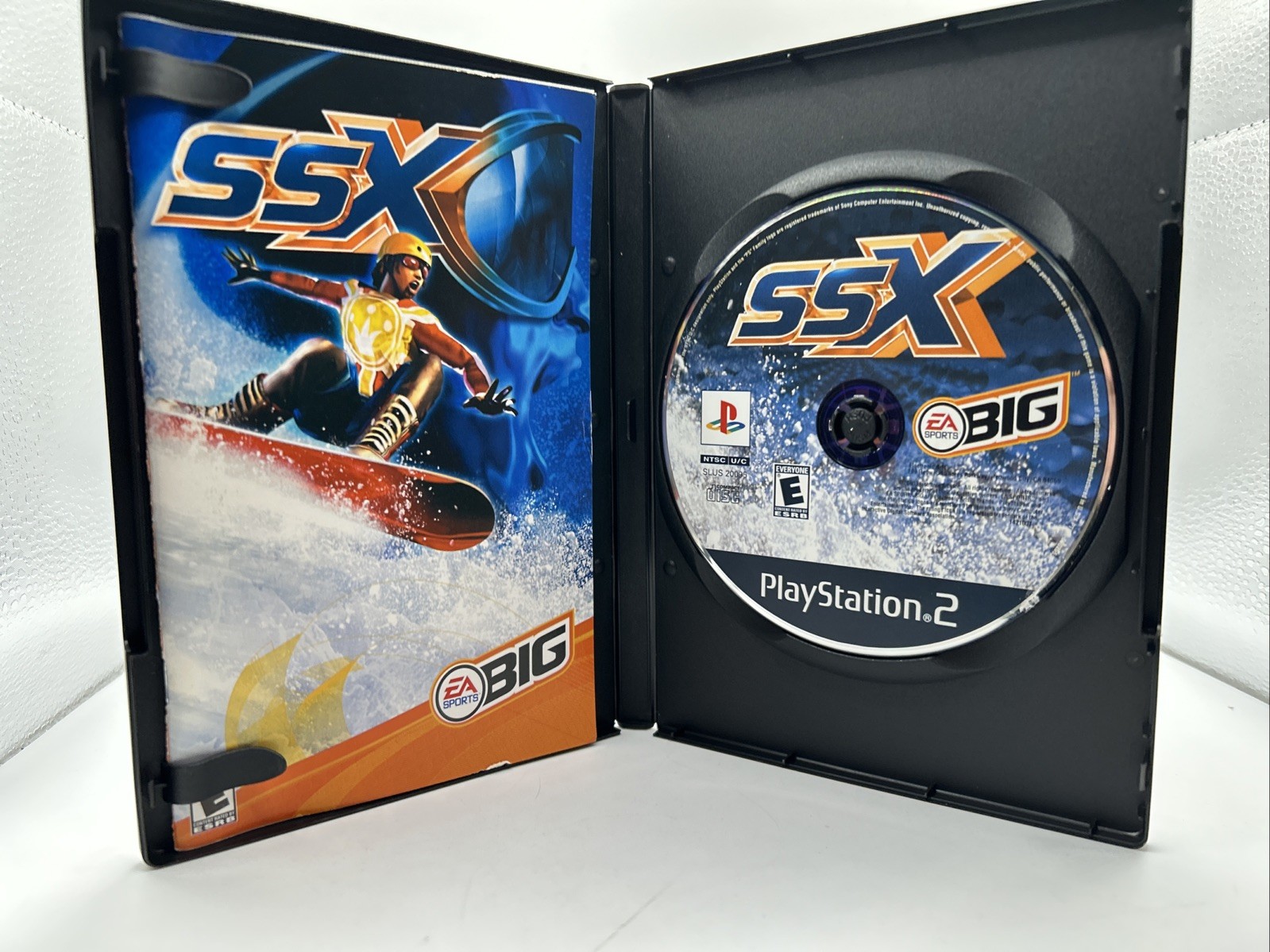 SSX PS2 Black Label PlayStation 2 + Reg Card – CIB Tested Sun faded Spine