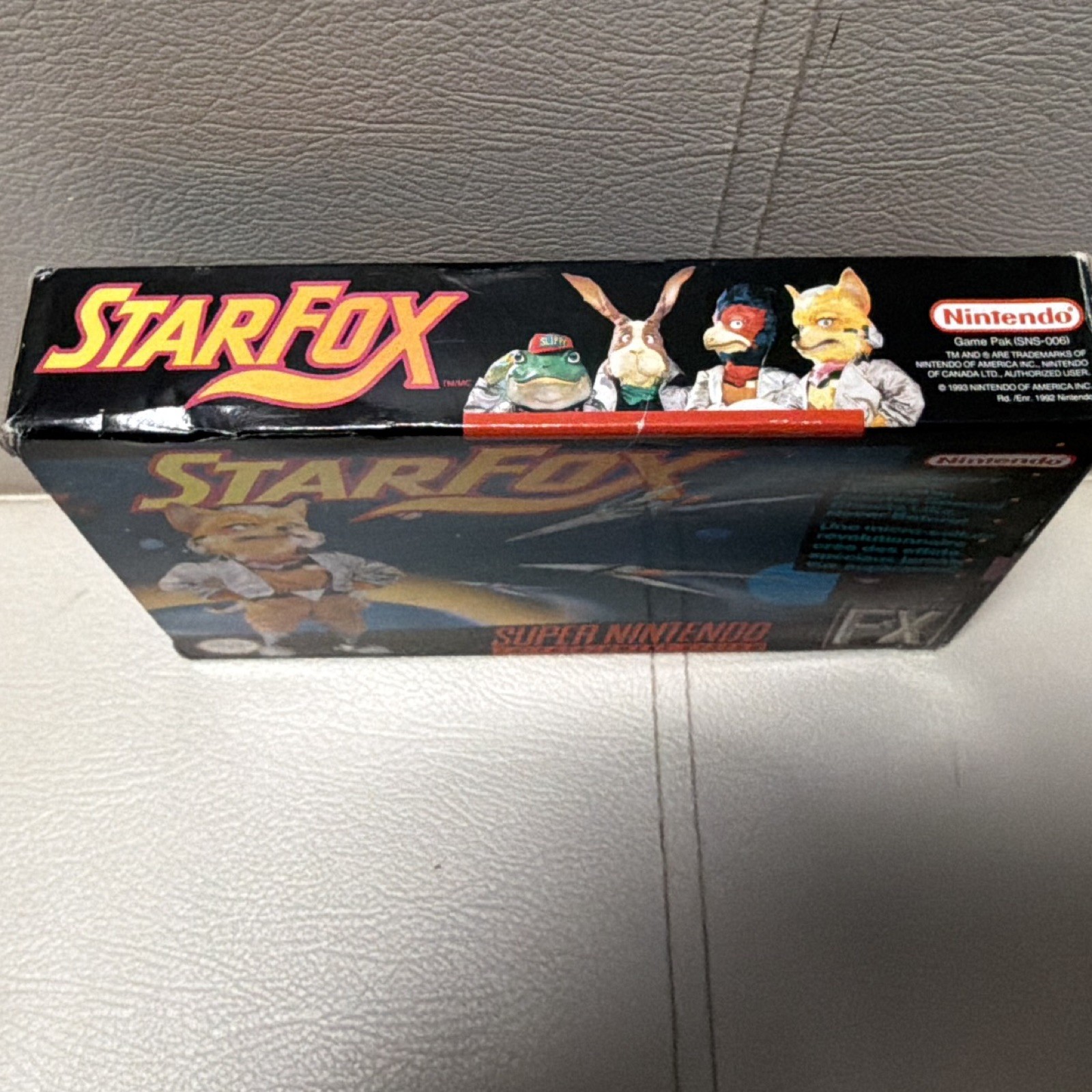Super Nintendo Star Fox CIB