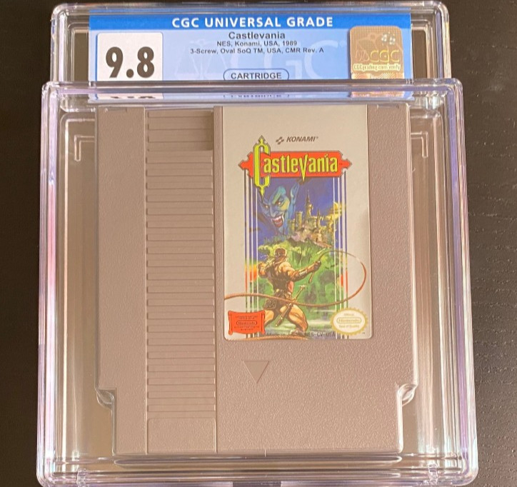 CGC 9.8 oval seal Castlevania nintendo nes factory new HIGHEST GRADE GEM MINT