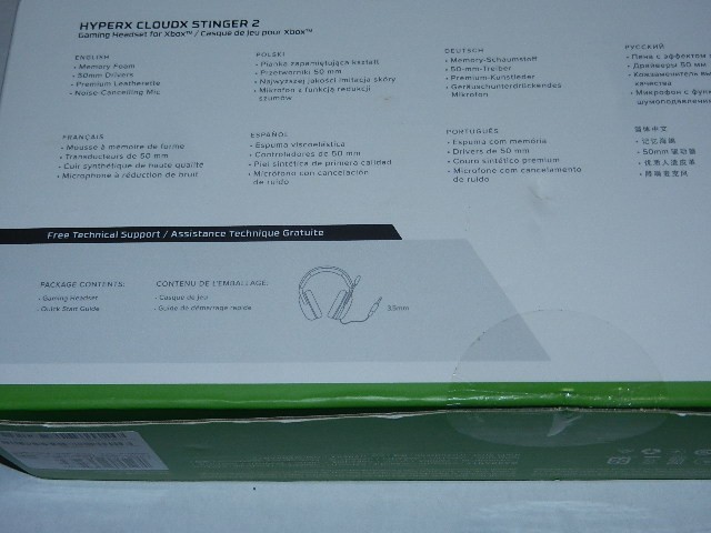 new no warranty HyperX CloudX Stinger 2 Wired Gaming Headset Xbox one x s sting