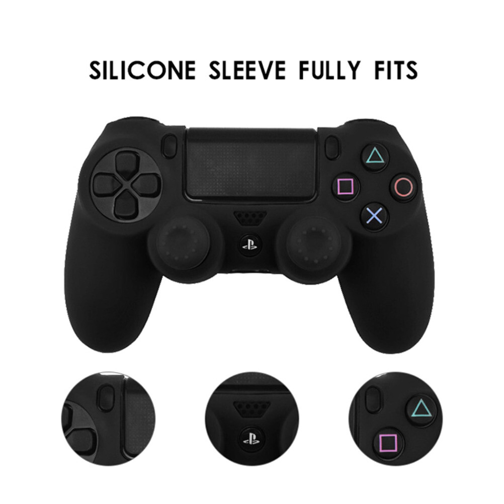 Soft Gel Case Skin For Playstation 4 PS4 Controller Silicone Rubber Grip Cover