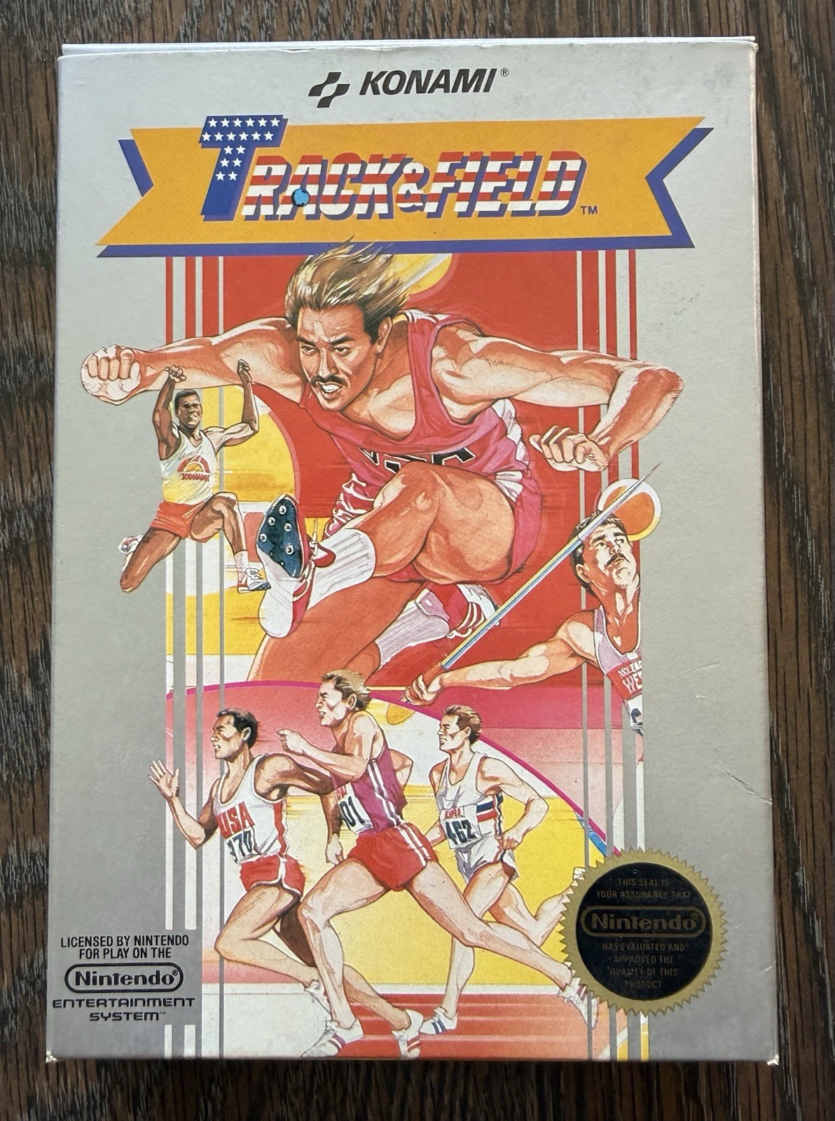 Track and Field HANGTAB BOX & FOAM ONLY (Nintendo, NES 1987) Combine Shipping 🔥