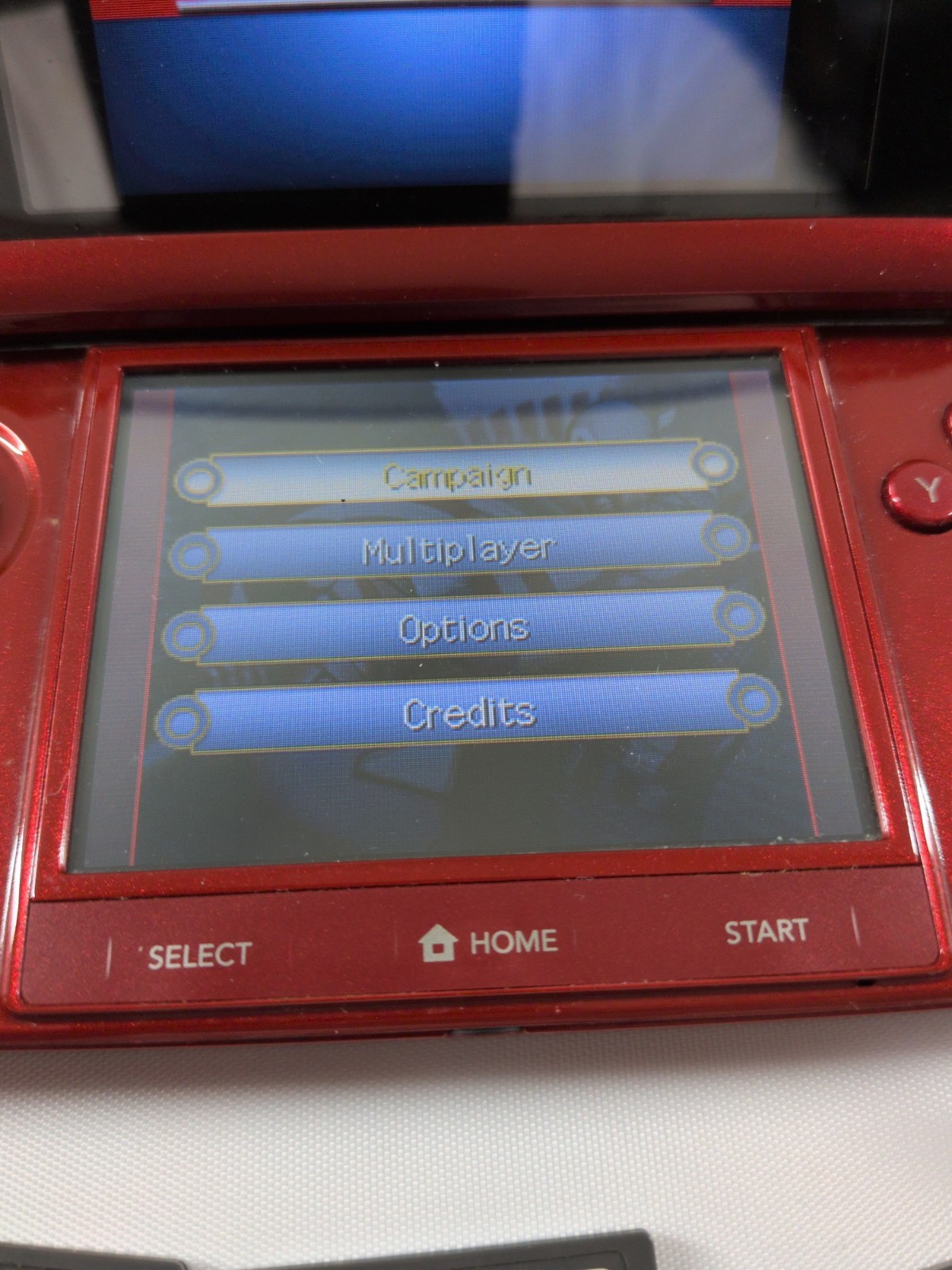 Nintendo 3DS Flame Red Handheld Console System CTR-001 & 4 Super Hero Game Lot