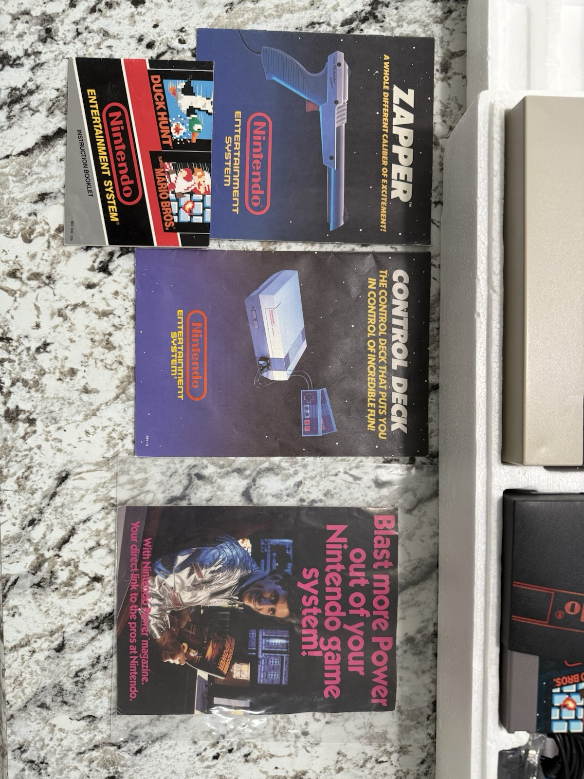 Nintendo NES Action Set Home Console- Complete In Box