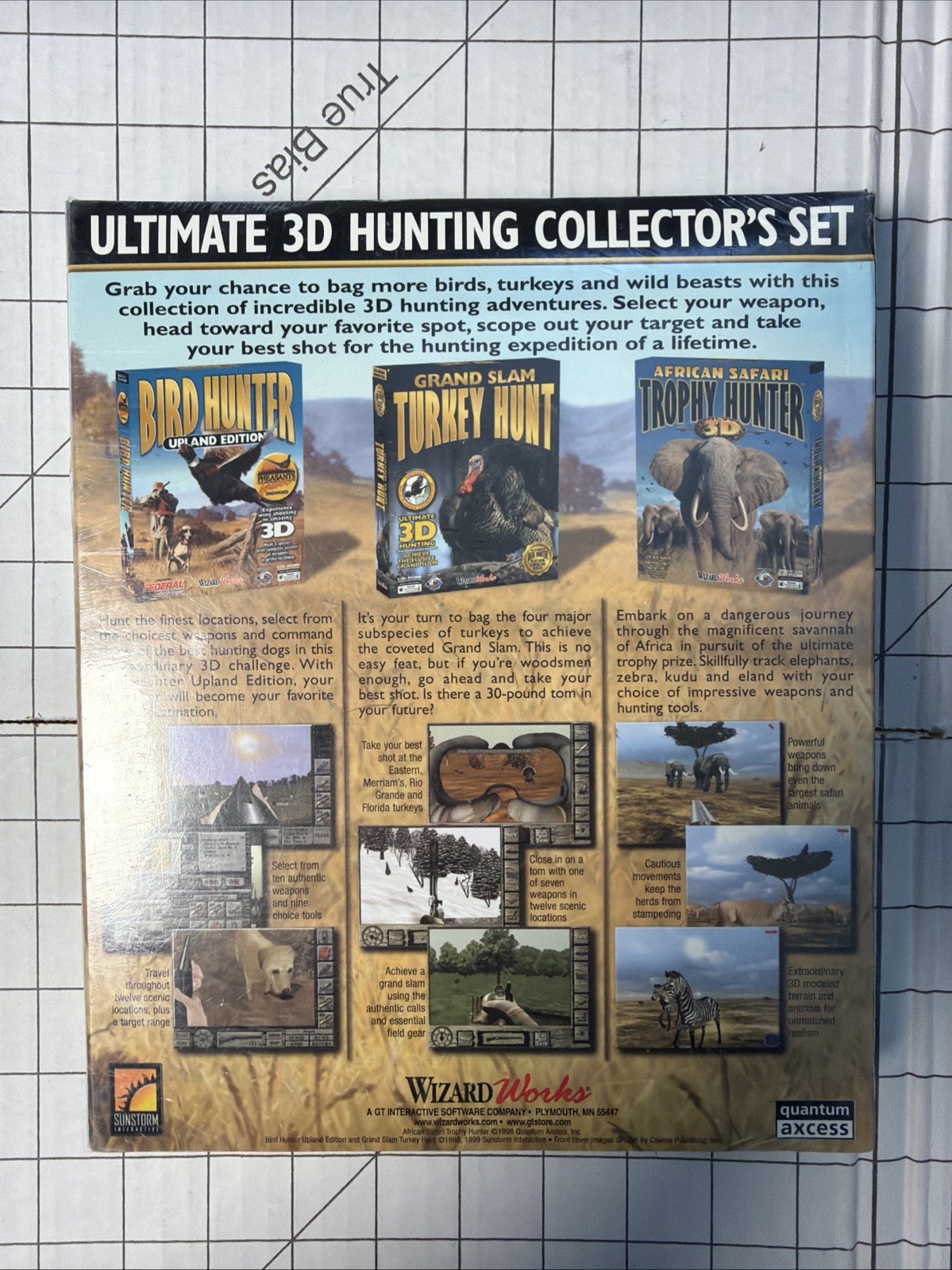Hunting Expedition Pack (PC, 1999) Big Box New Sealed Windows 95/98 Ships Fast
