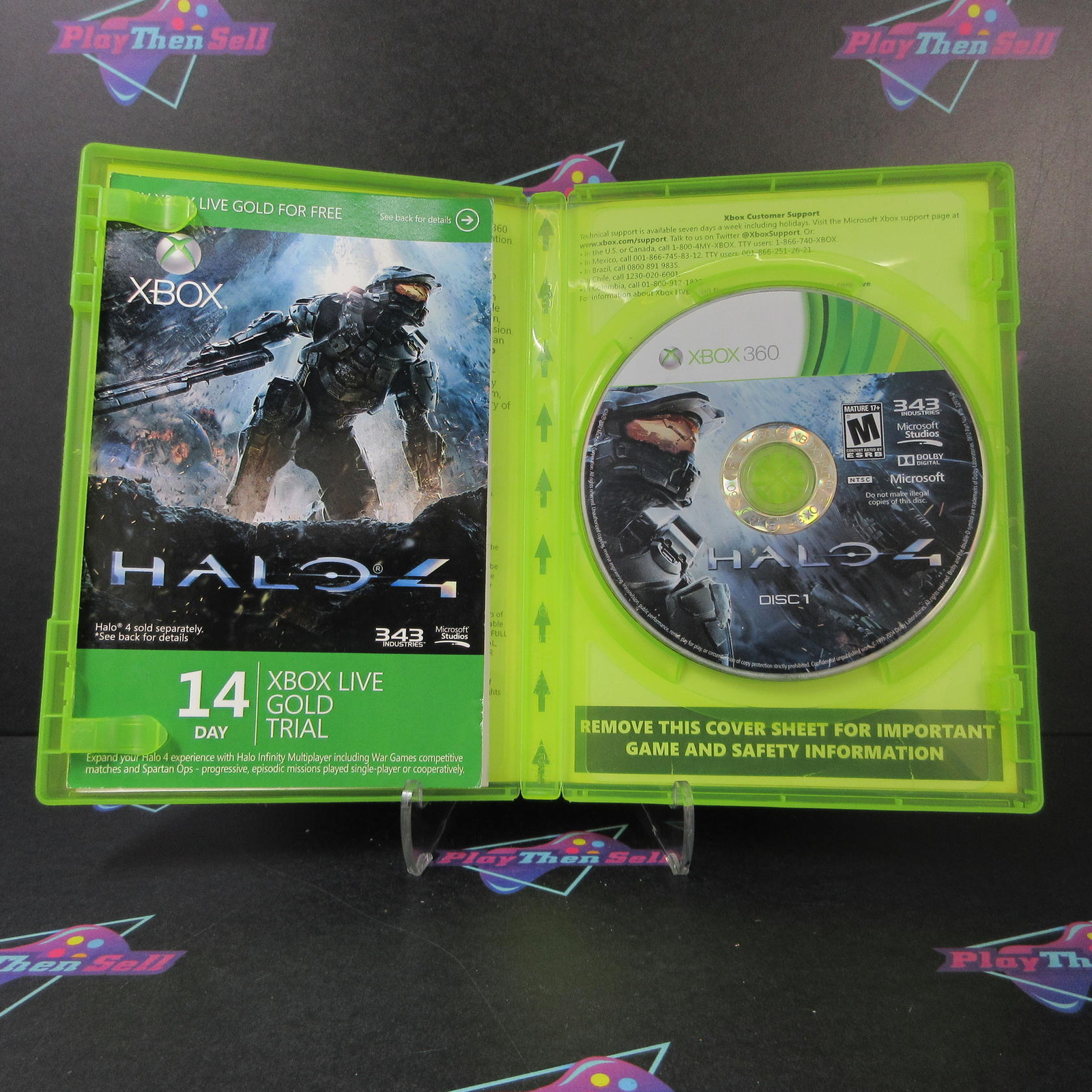 Halo 4 Xbox 360 AD Complete CIB – (See Pics)