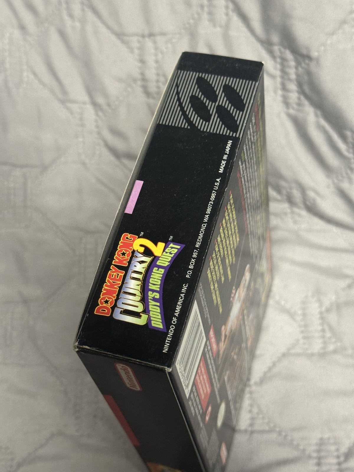 Donkey Kong Country 2 Diddy’s Quest Snes Box Only * Super Nintendo Original box