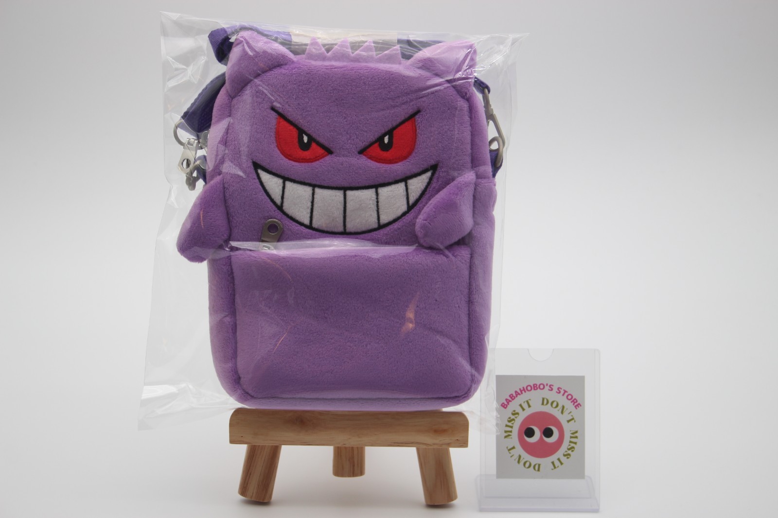 New! Pokemon Genger Carrying Case / Shoulder Bag – Purple for New 3DS XL/ Japan