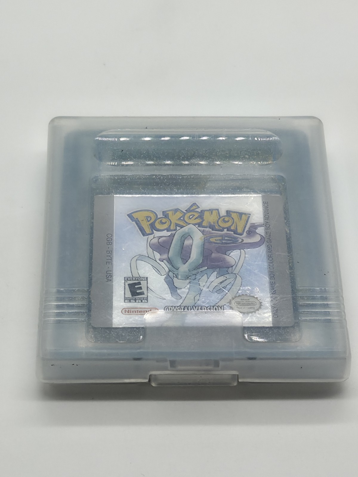 Pokemon Crystal Version (Game Boy Color) Authentic TESTED with protective case