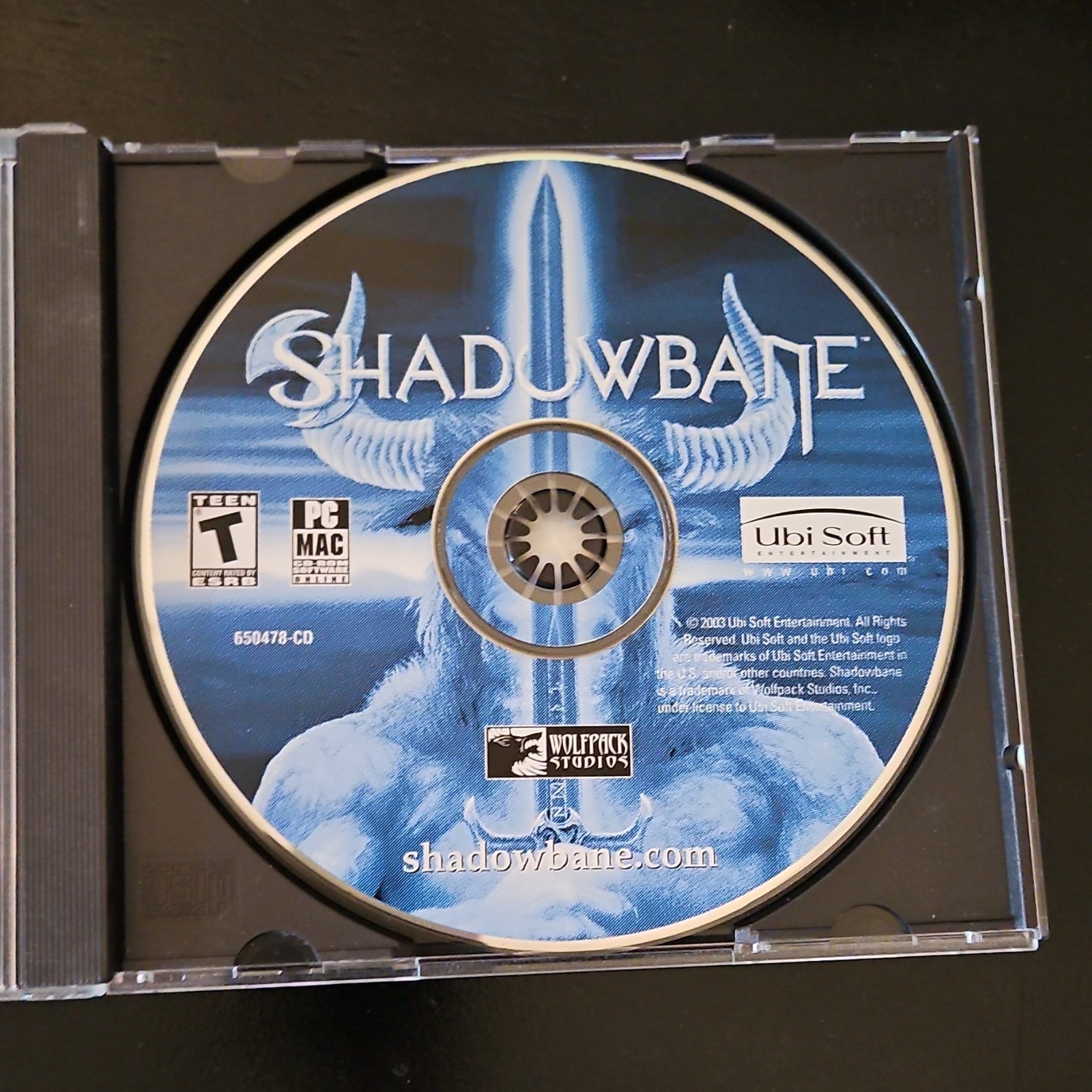 Ubi Soft Shadowbane PC Mac Game NTSC-U/C T-Teen RPG Strategy Online 2003