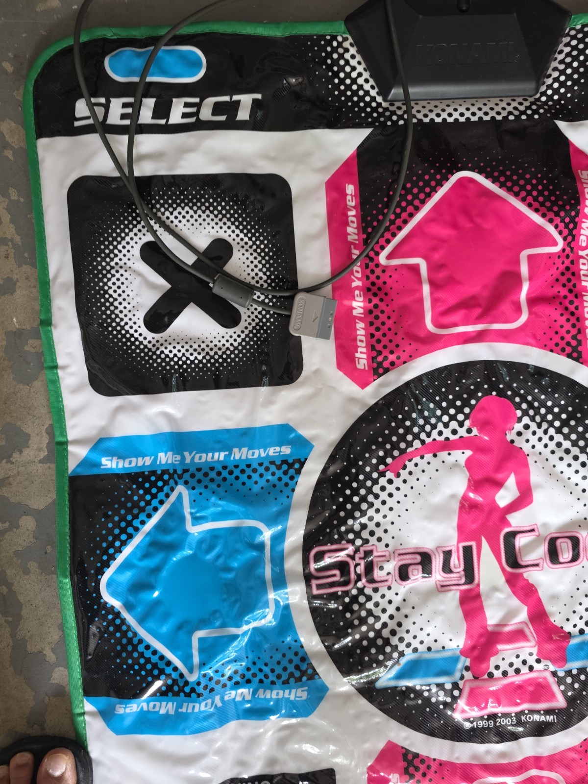 Konami Wired Stay Cool Dance Pad Mat RU041 For Playstation PS1 PS2