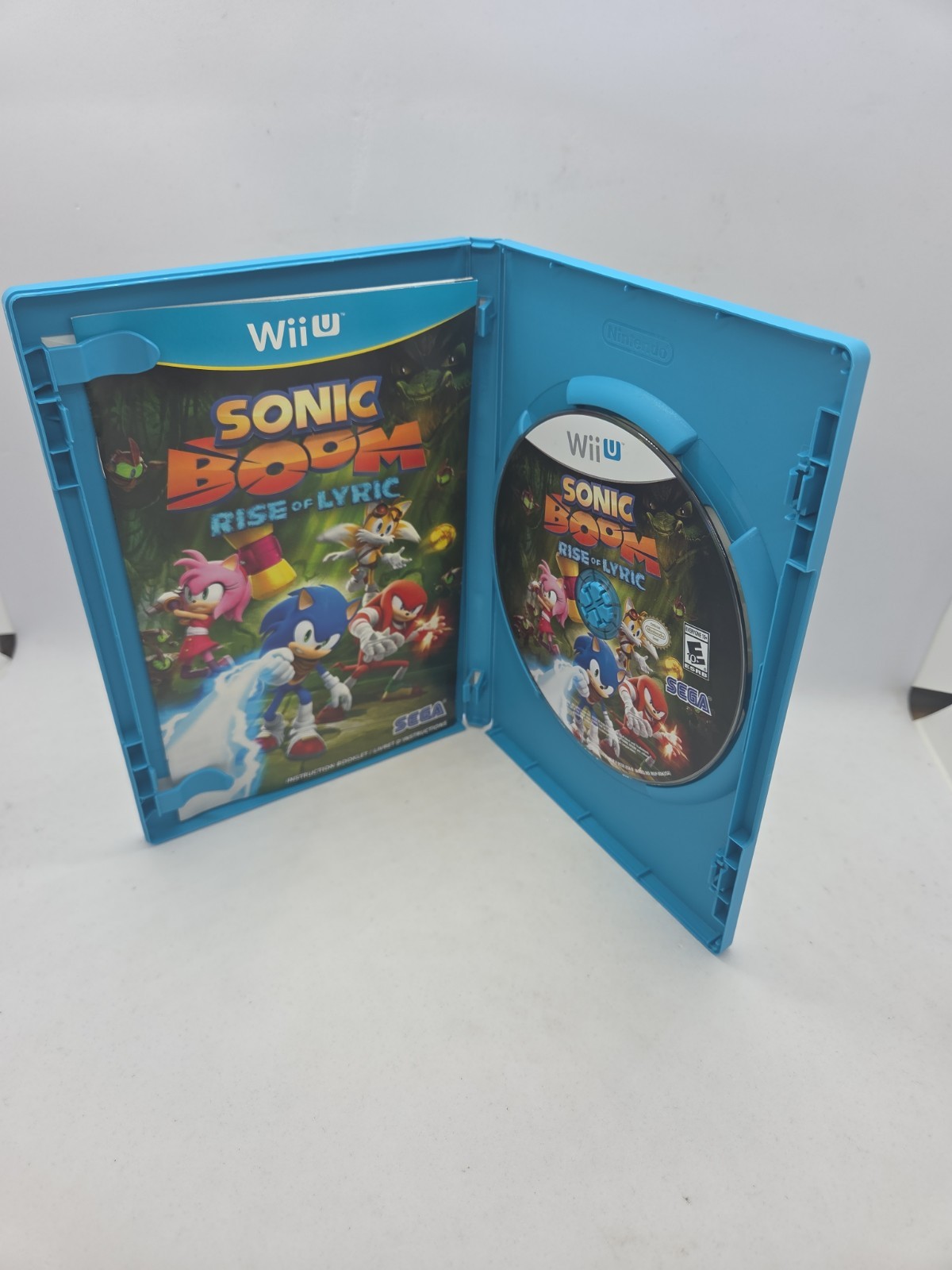 SEGA Sonic Boom: Rise of Lyric Wii U Multiplayer Manual E10+